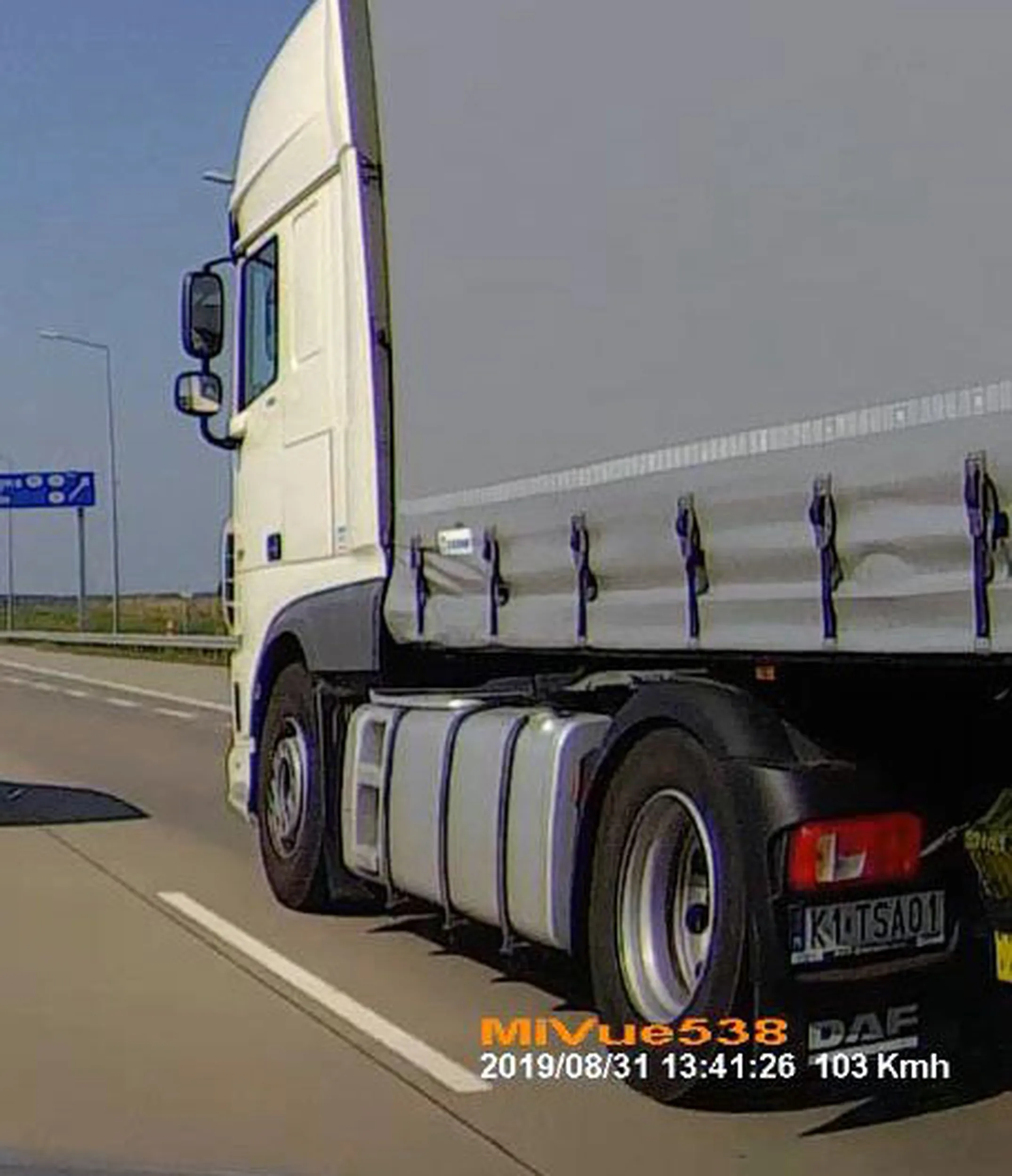 Fajny numer, blacha K1 TSA01