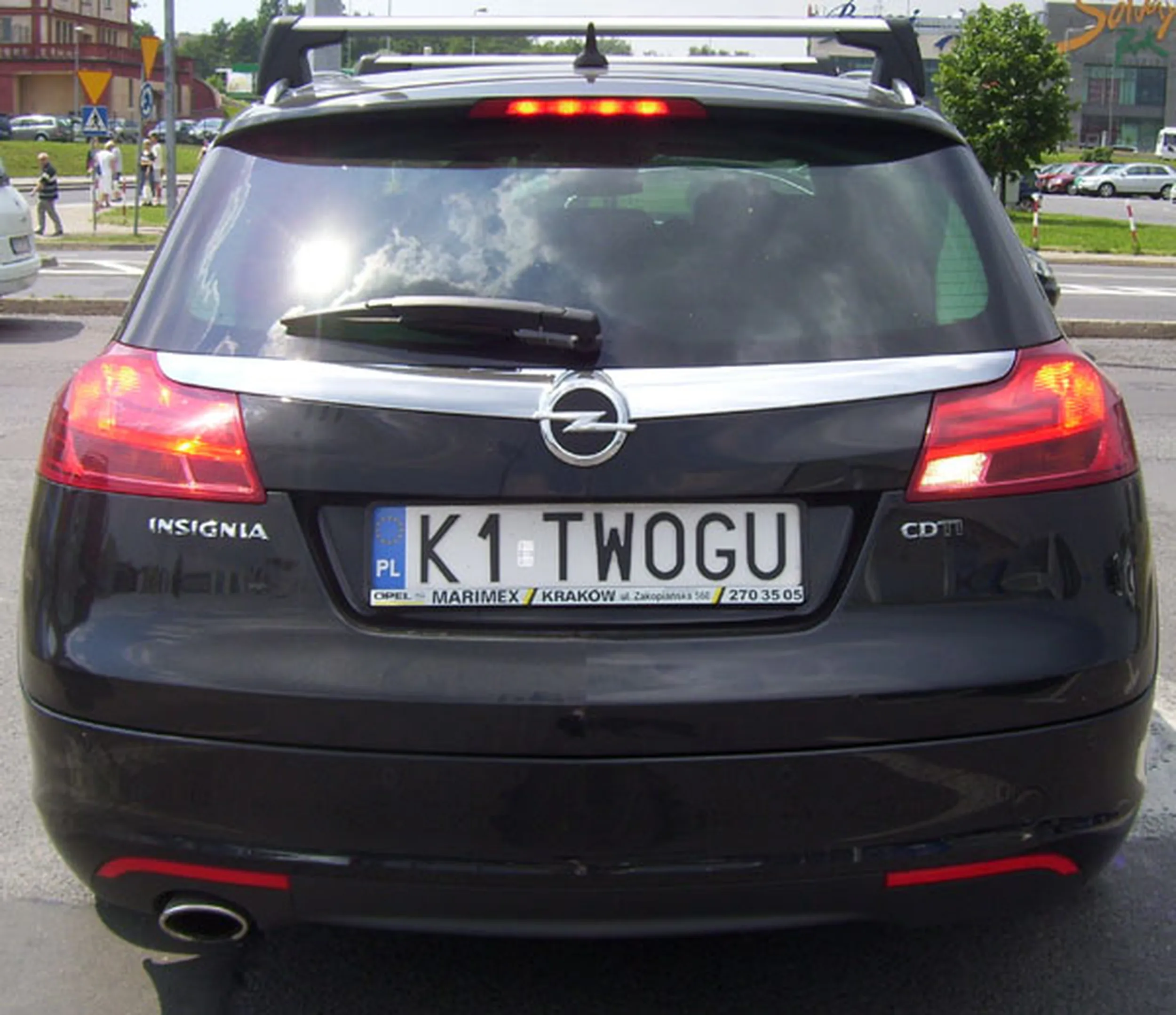 Fajny numer, blacha K1 TWOGU