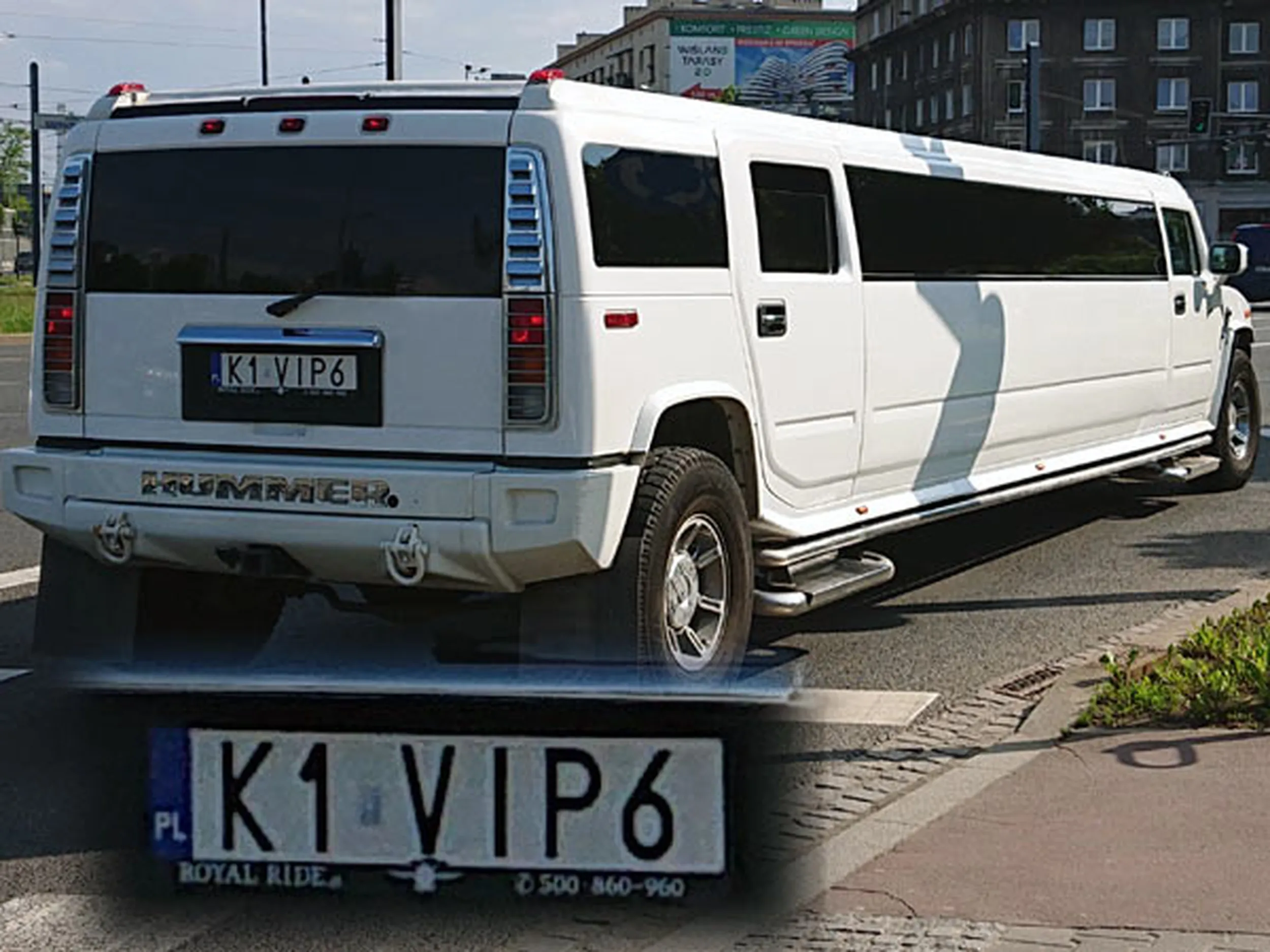 Fajny numer, blacha K1 VIP6