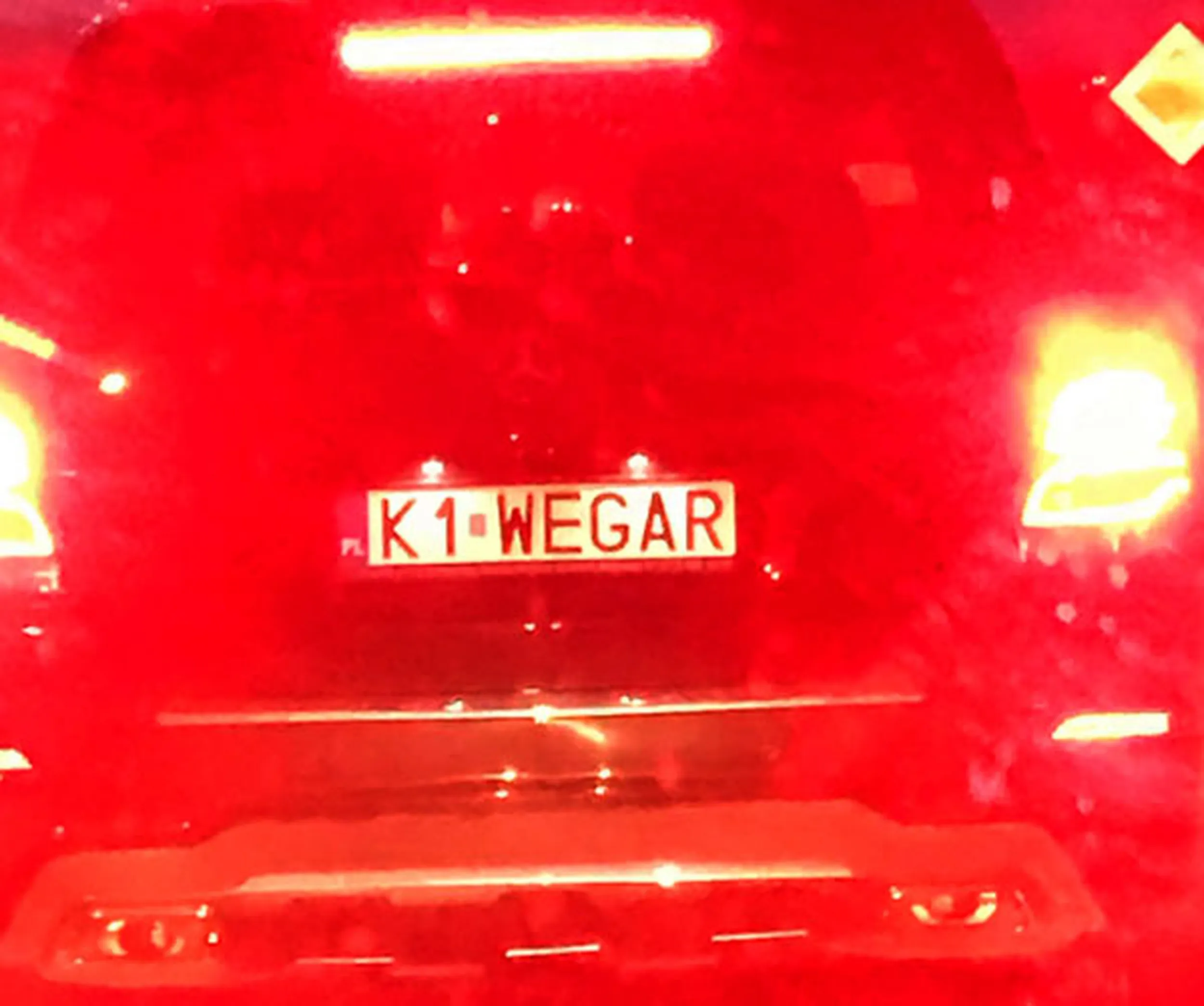 Fajny numer, blacha K1 WEGAR