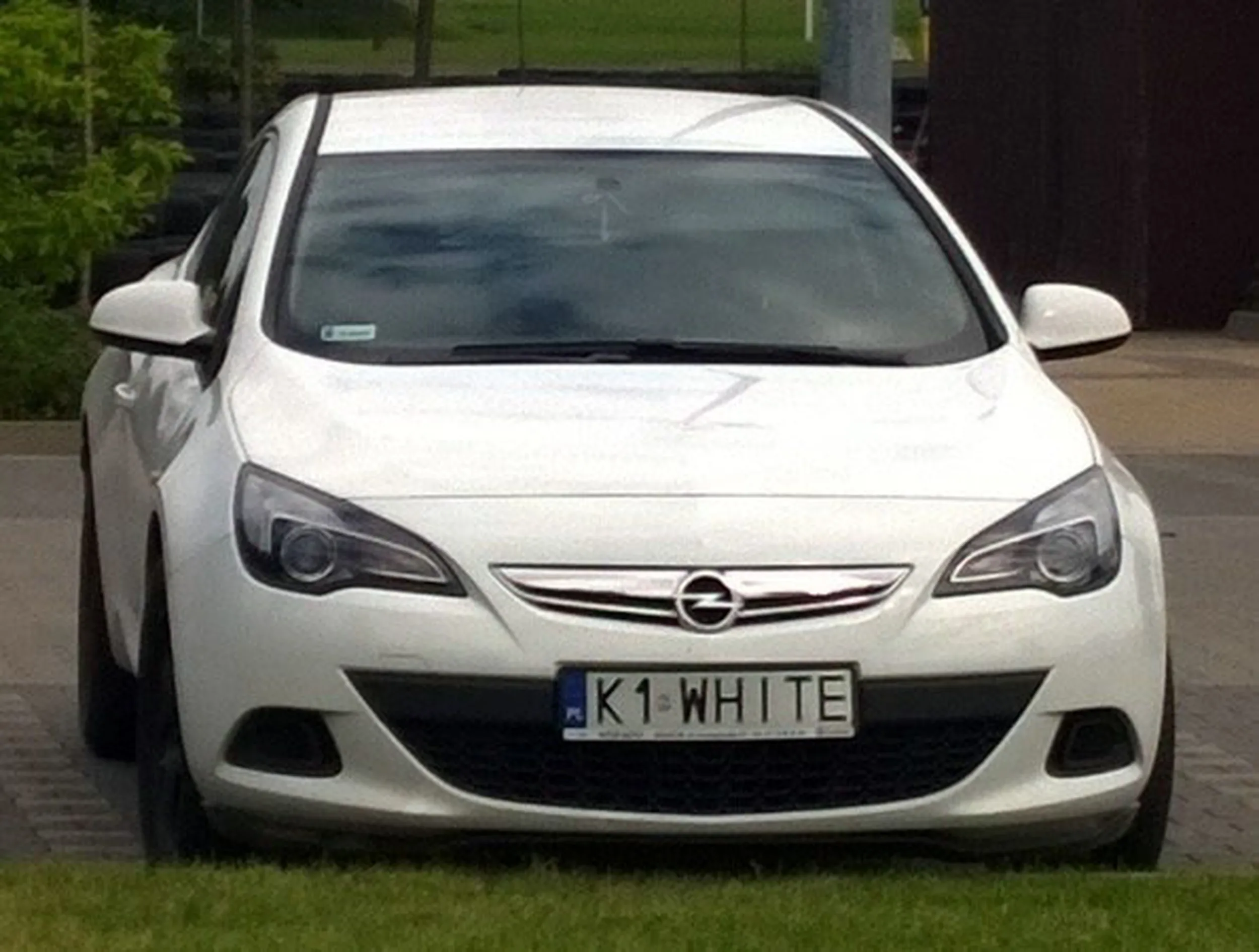 Fajny numer, blacha K1 WHITE