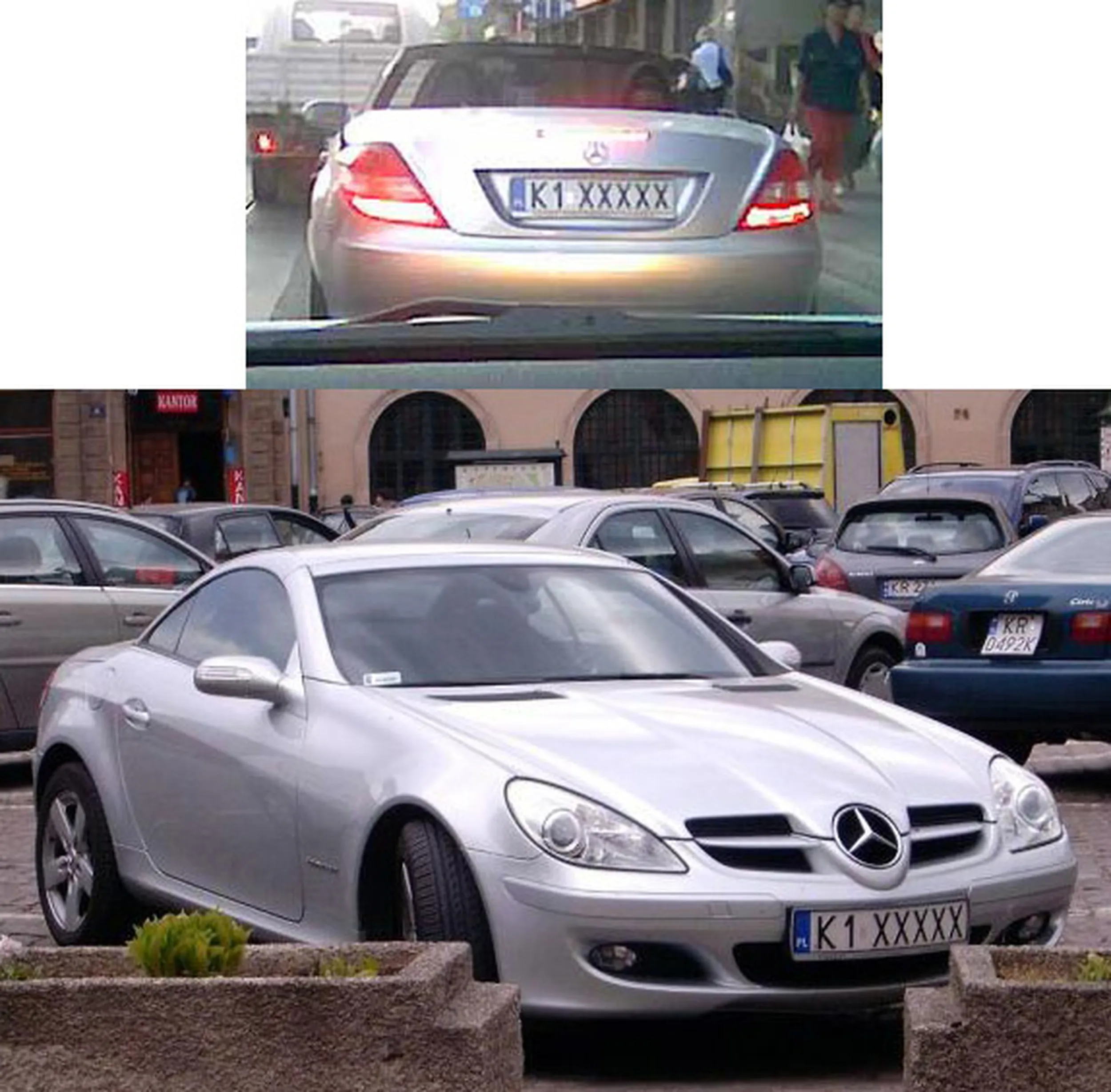 Fajny numer, blacha K1 XXXXX