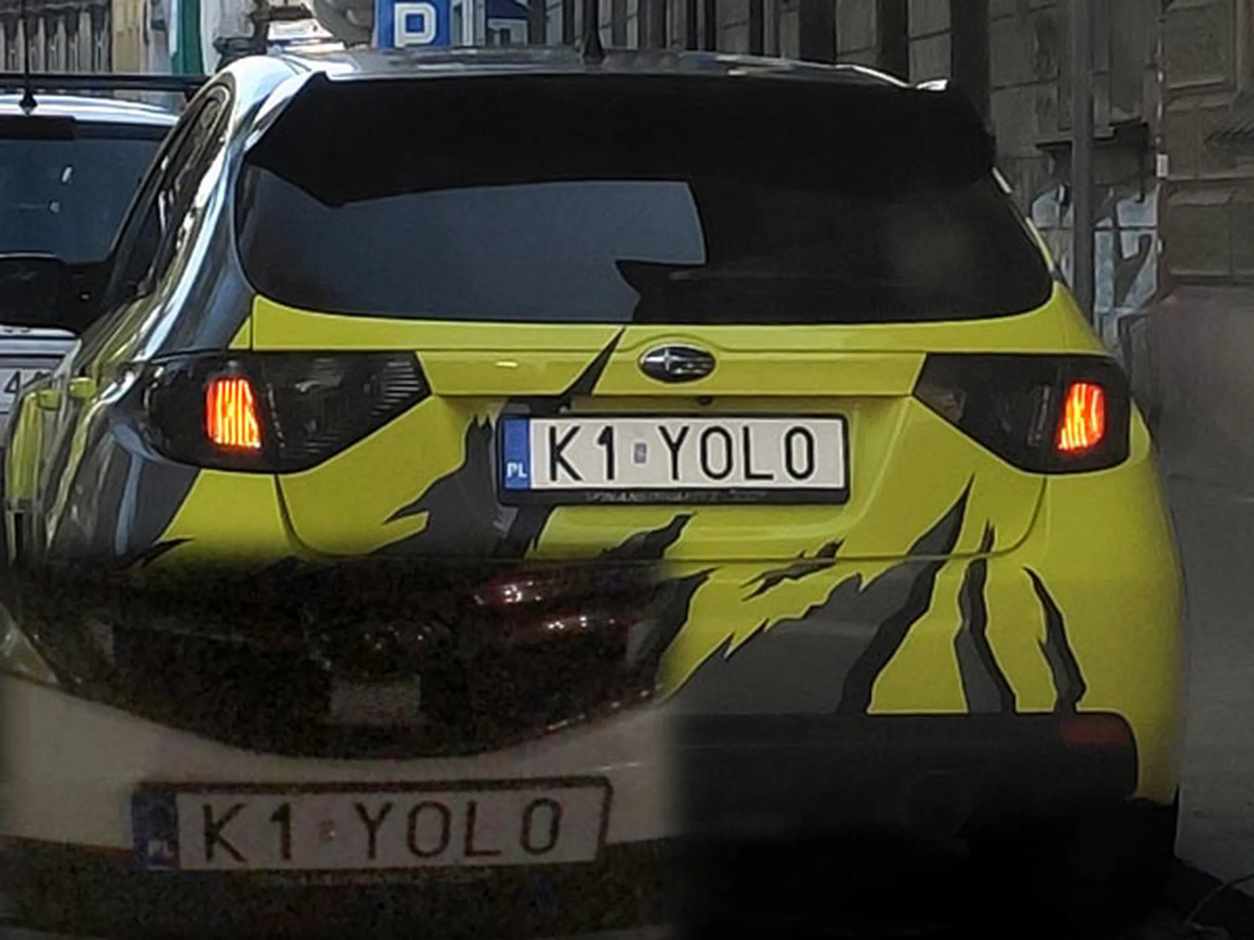 Fajny numer, blacha K1 YOL0