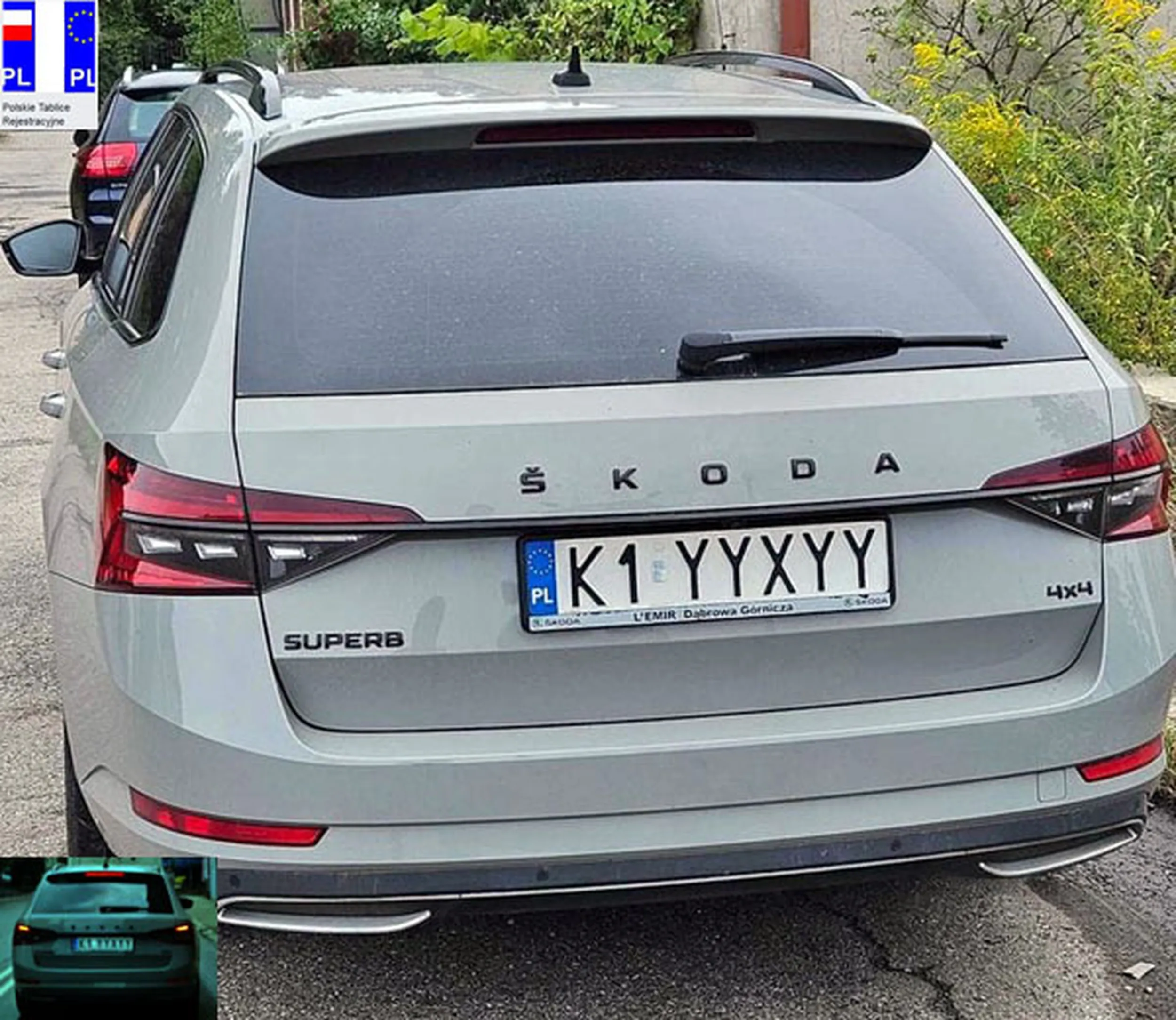 Fajny numer, blacha K1 YYXYY