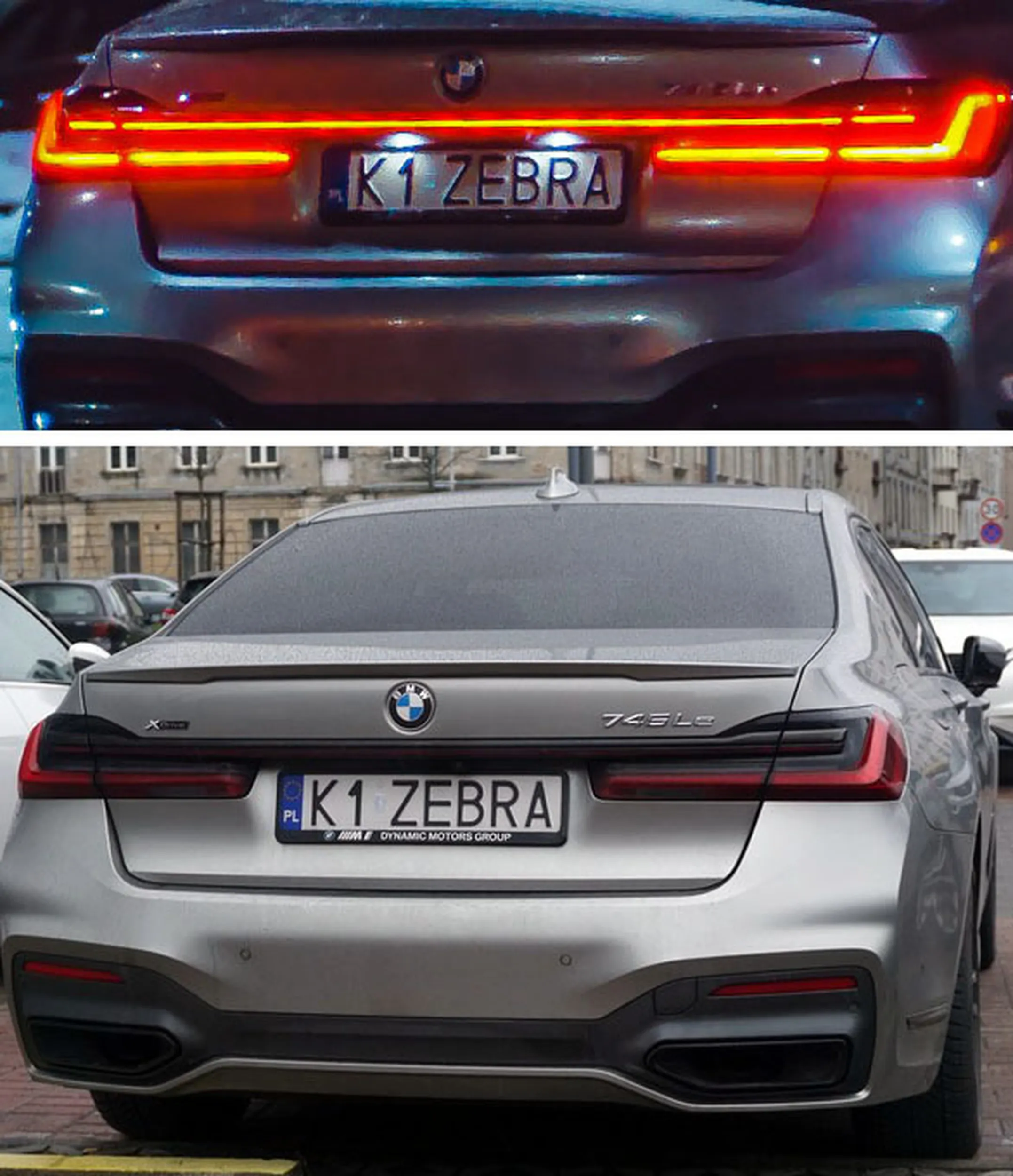 Fajny numer, blacha K1 ZEBRA