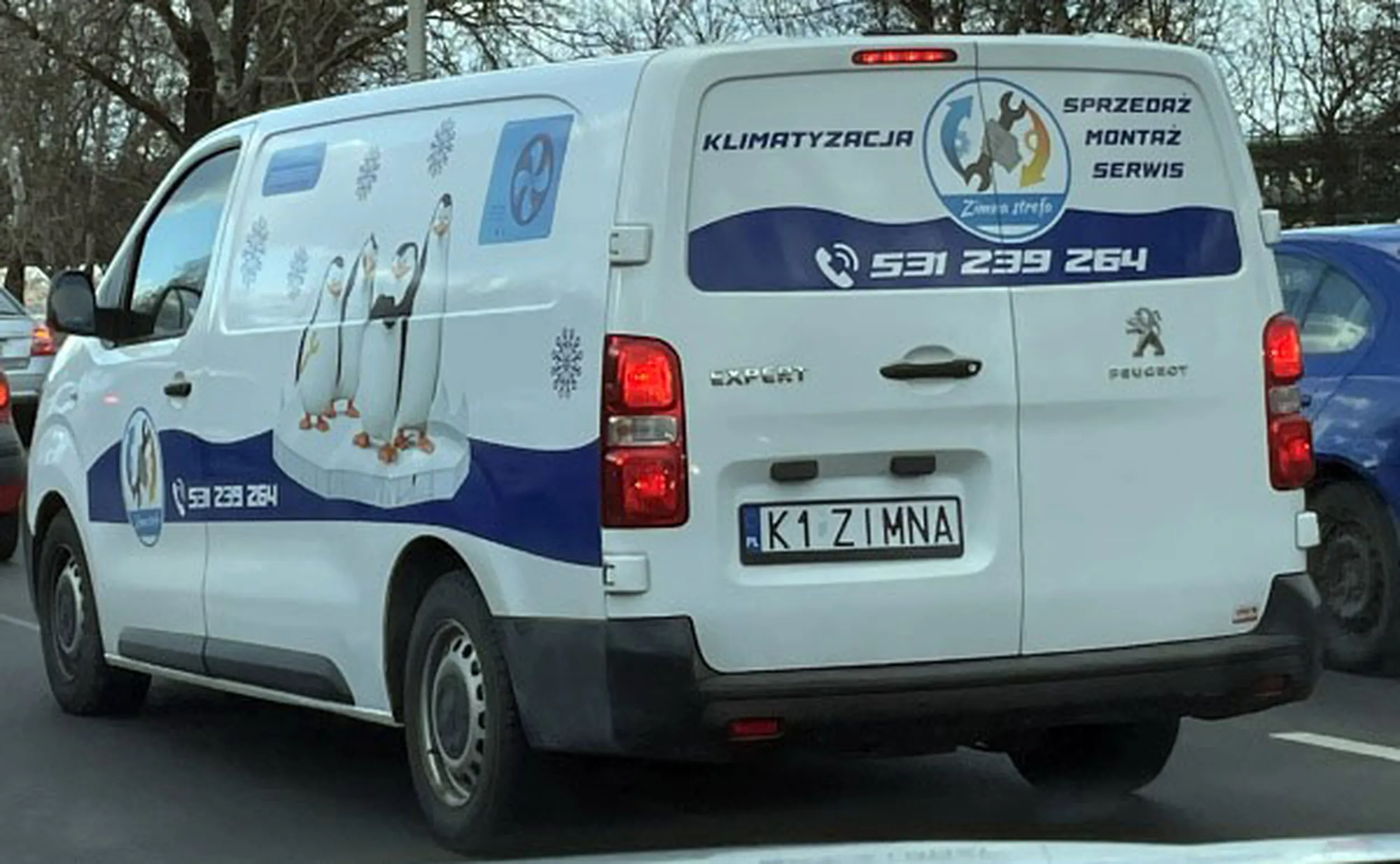 Fajny numer, blacha K1 ZIMNA