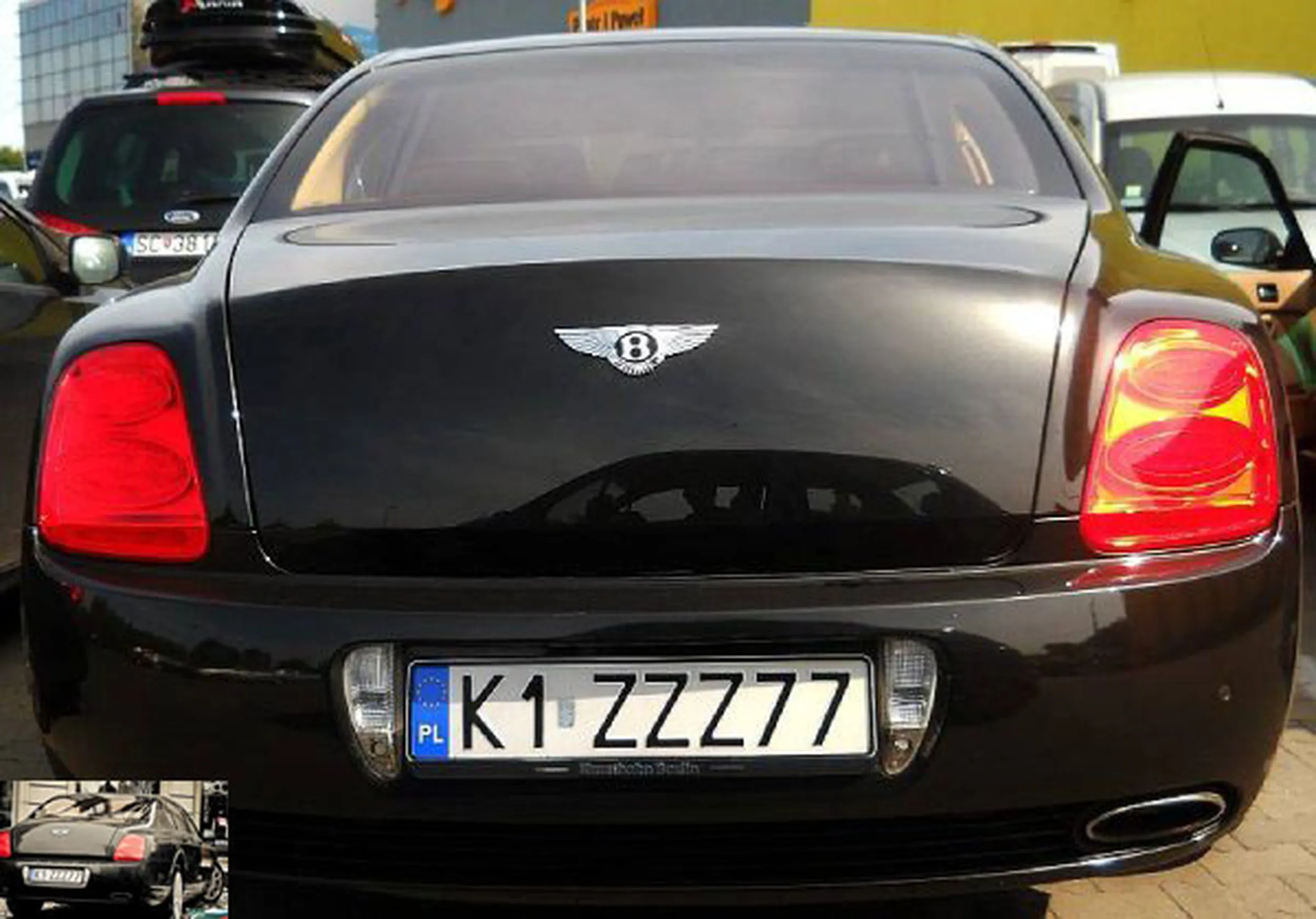 Fajny numer, blacha K1 ZZZ77