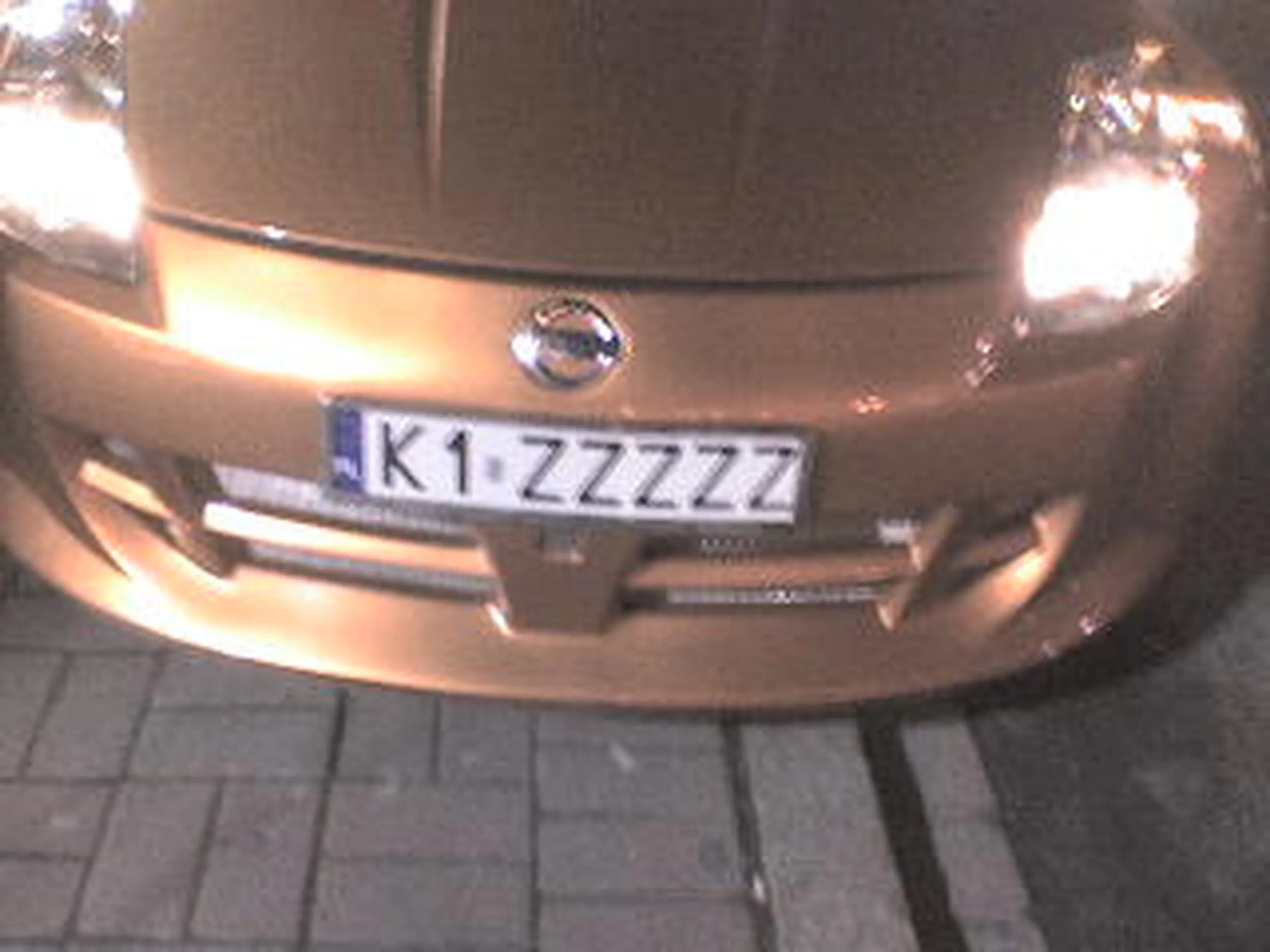 Fajny numer, blacha K1 ZZZZZ