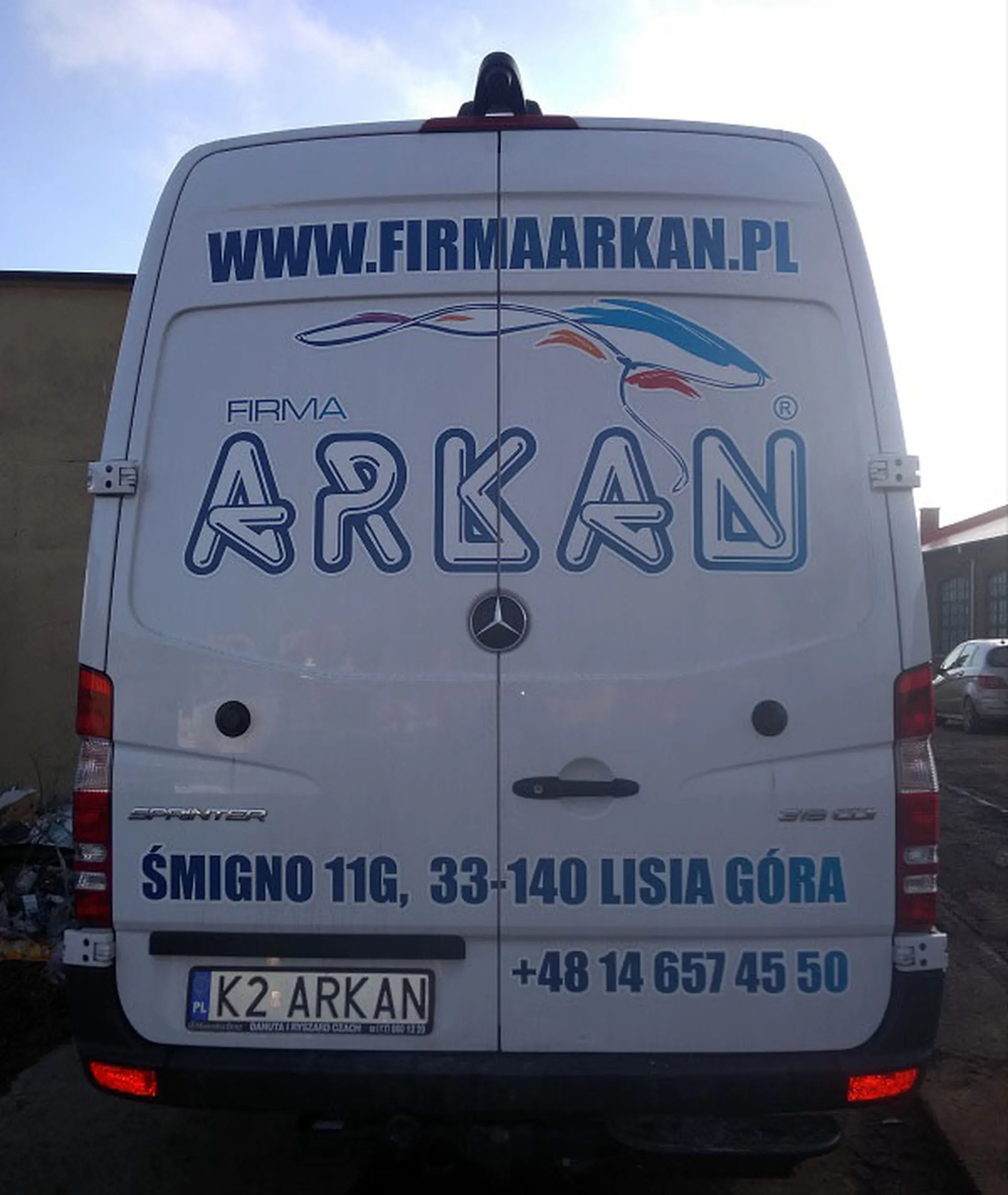 Fajny numer, blacha K2 ARKAN