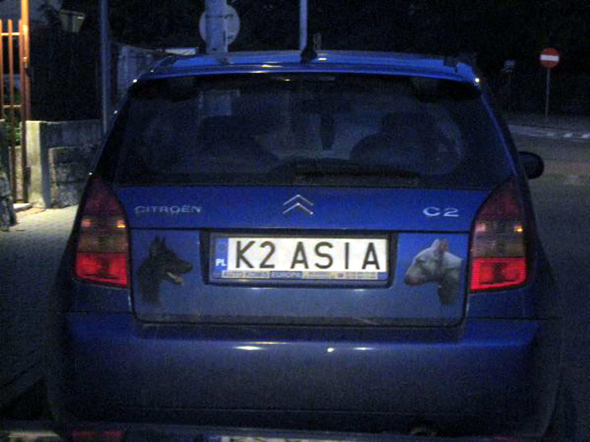 Fajny numer, blacha K2 ASIA