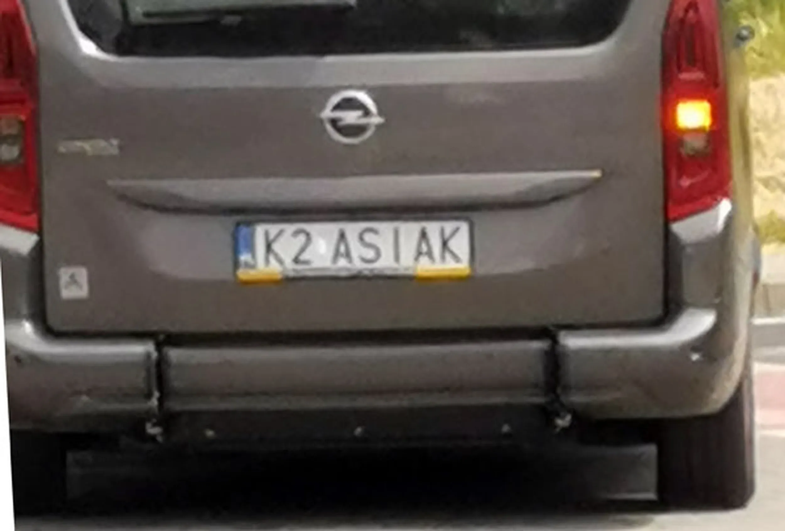 Fajny numer, blacha K2 ASIAK