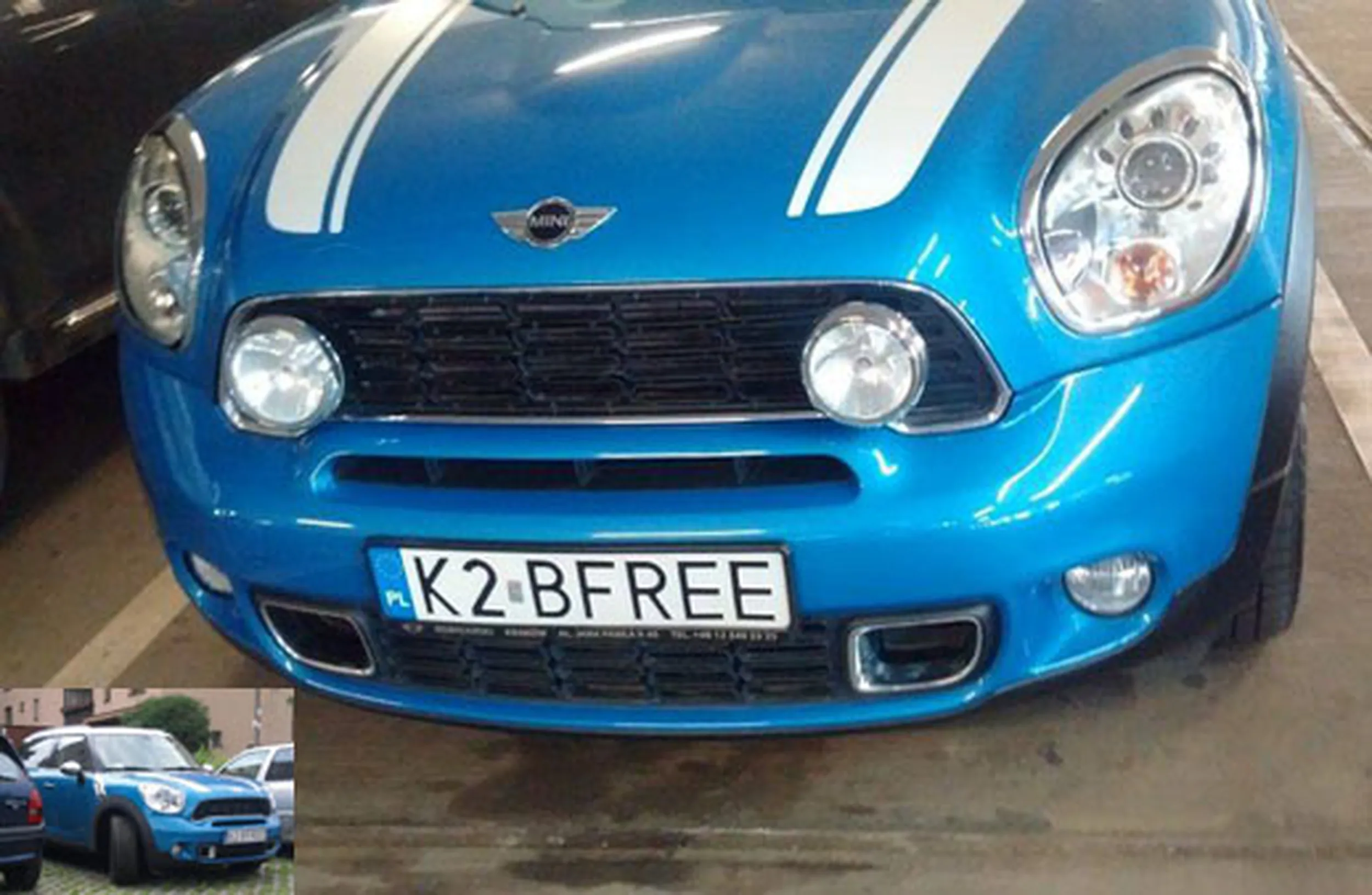 Fajny numer, blacha K2 BFREE