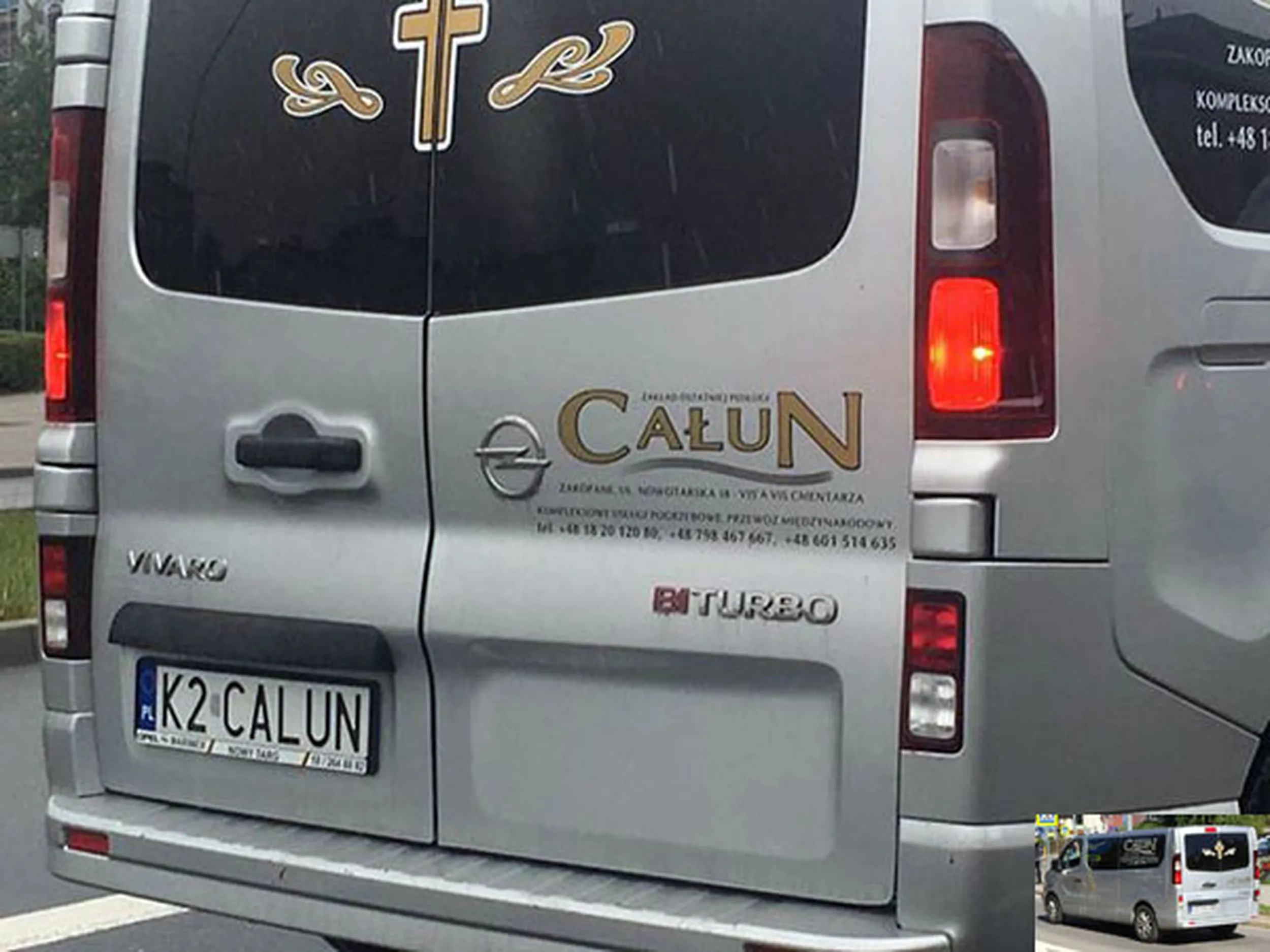 Fajny numer, blacha K2 CALUN