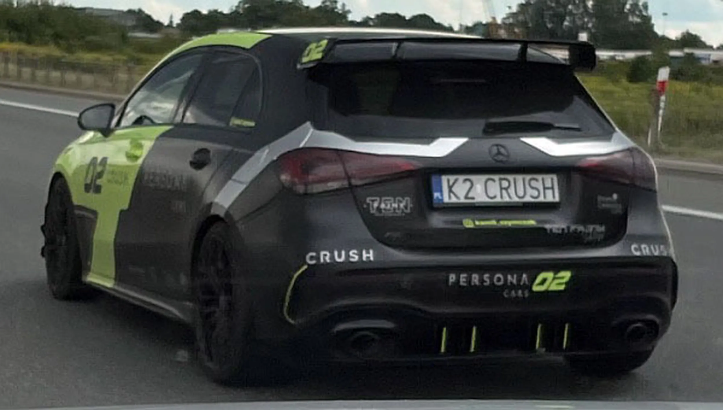 Fajny numer, blacha K2 CRUSH