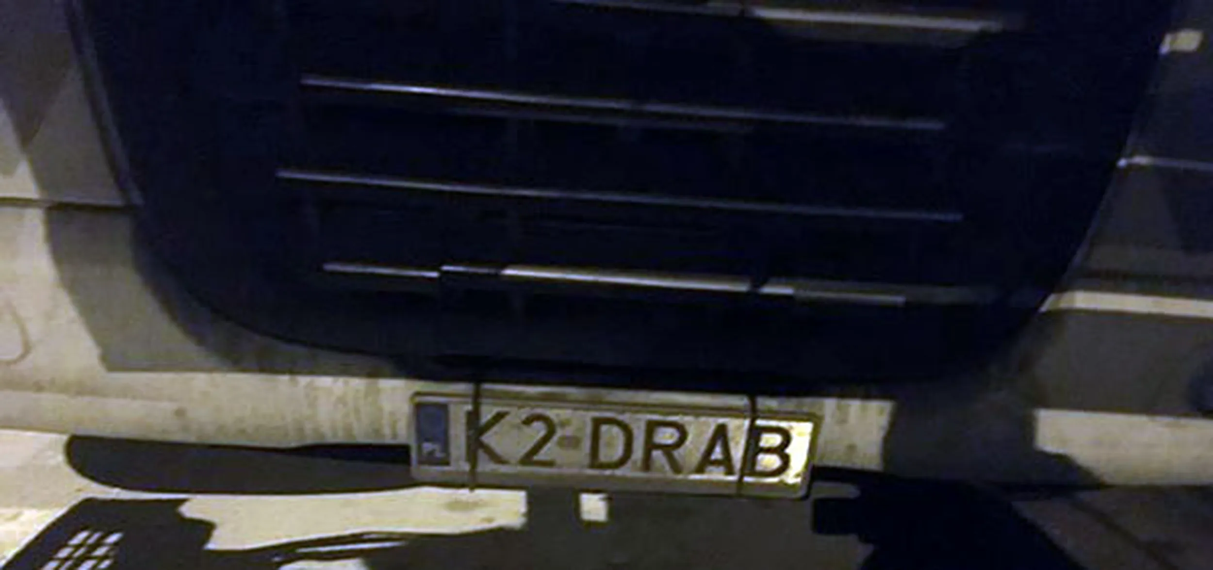 Fajny numer, blacha K2 DRAB