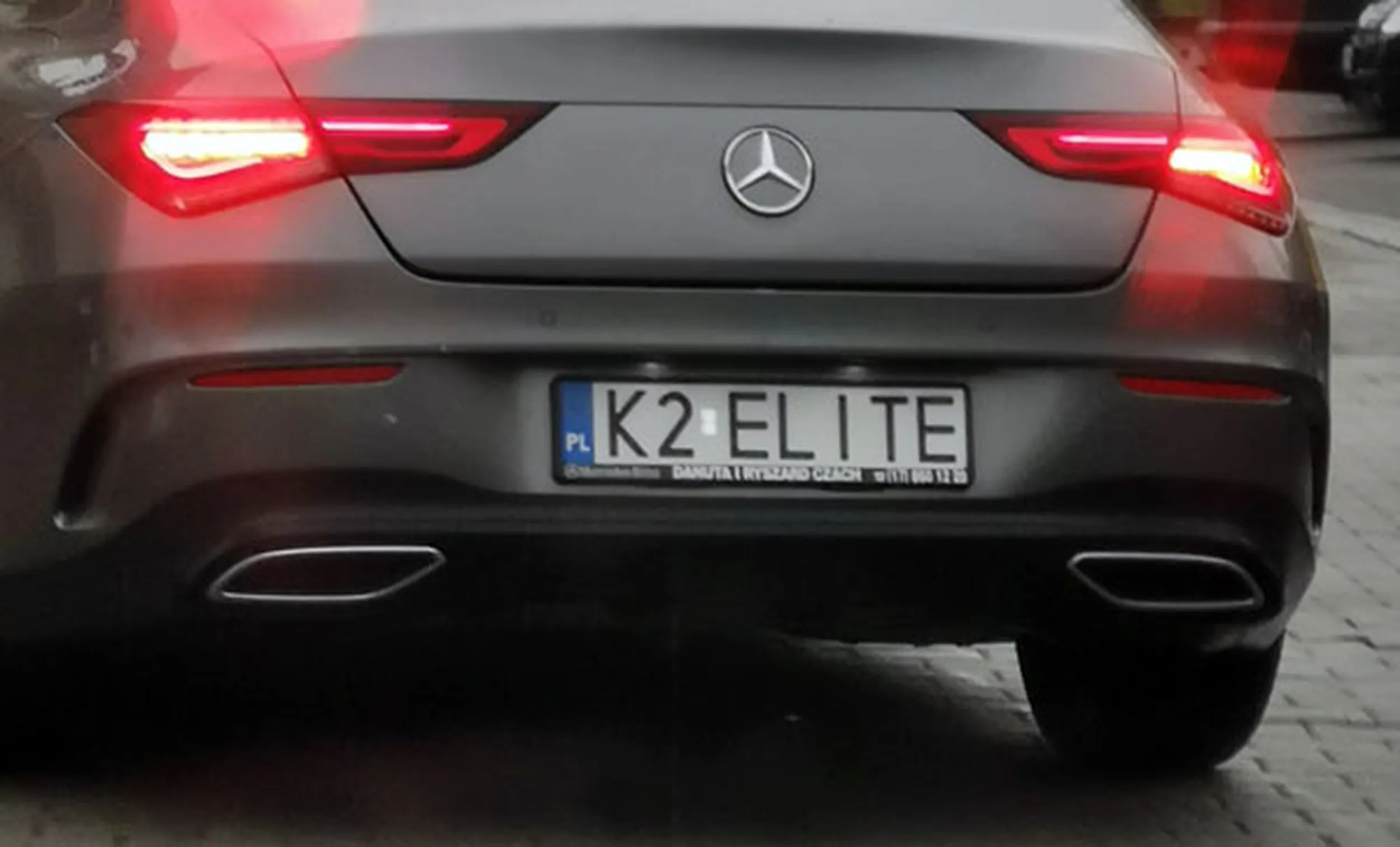 Fajny numer, blacha K2 ELITE