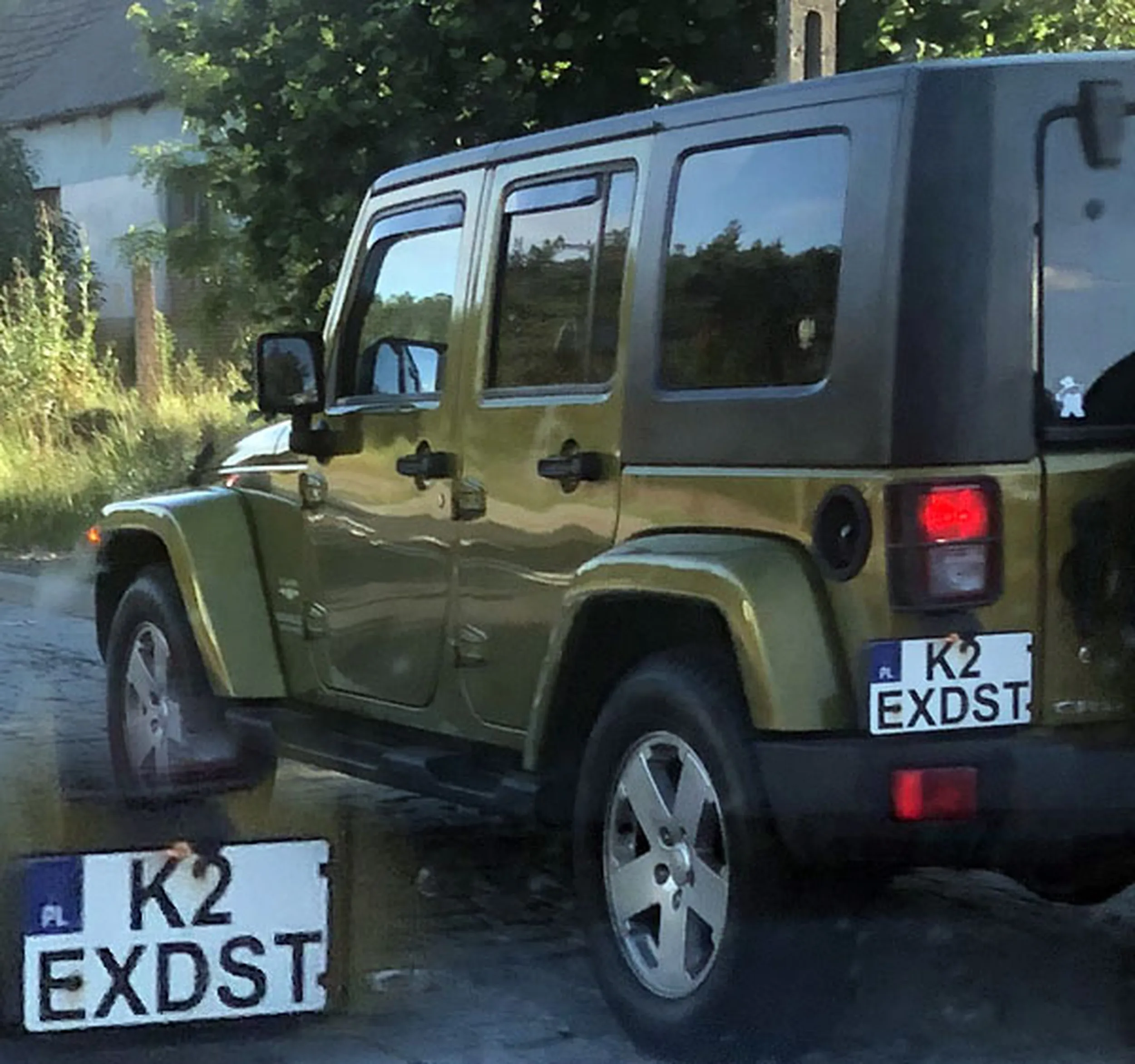 Fajny numer, blacha K2 EXDST