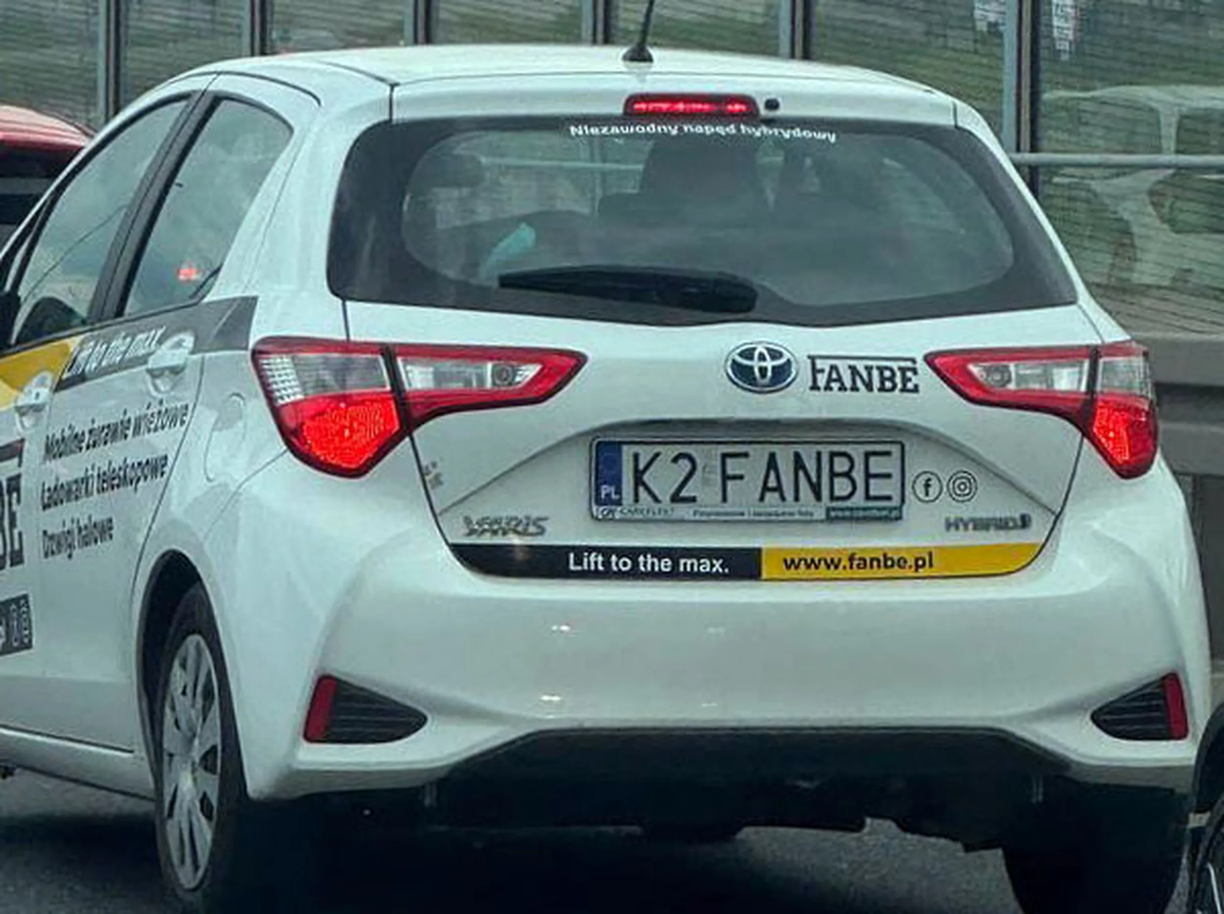 Fajny numer, blacha K2 FANBE