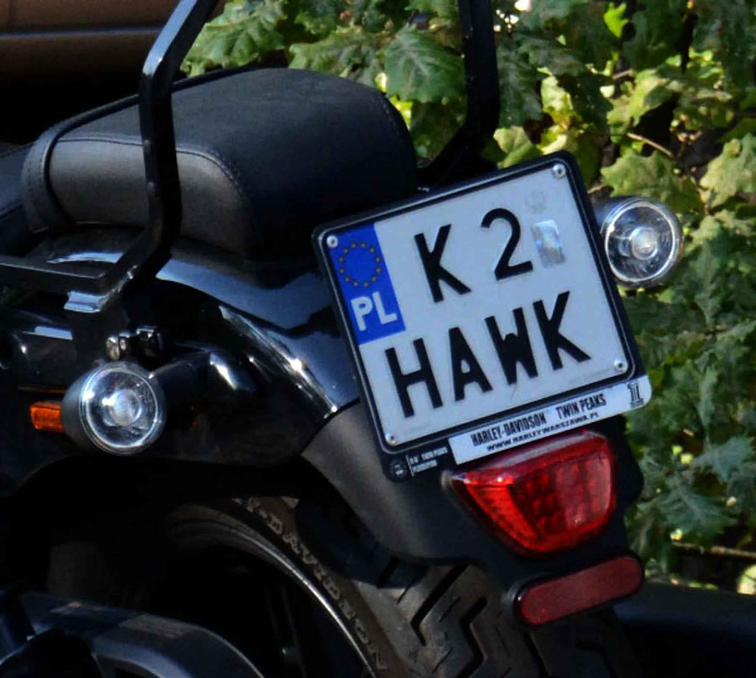 Fajny numer, blacha K2 HAWK