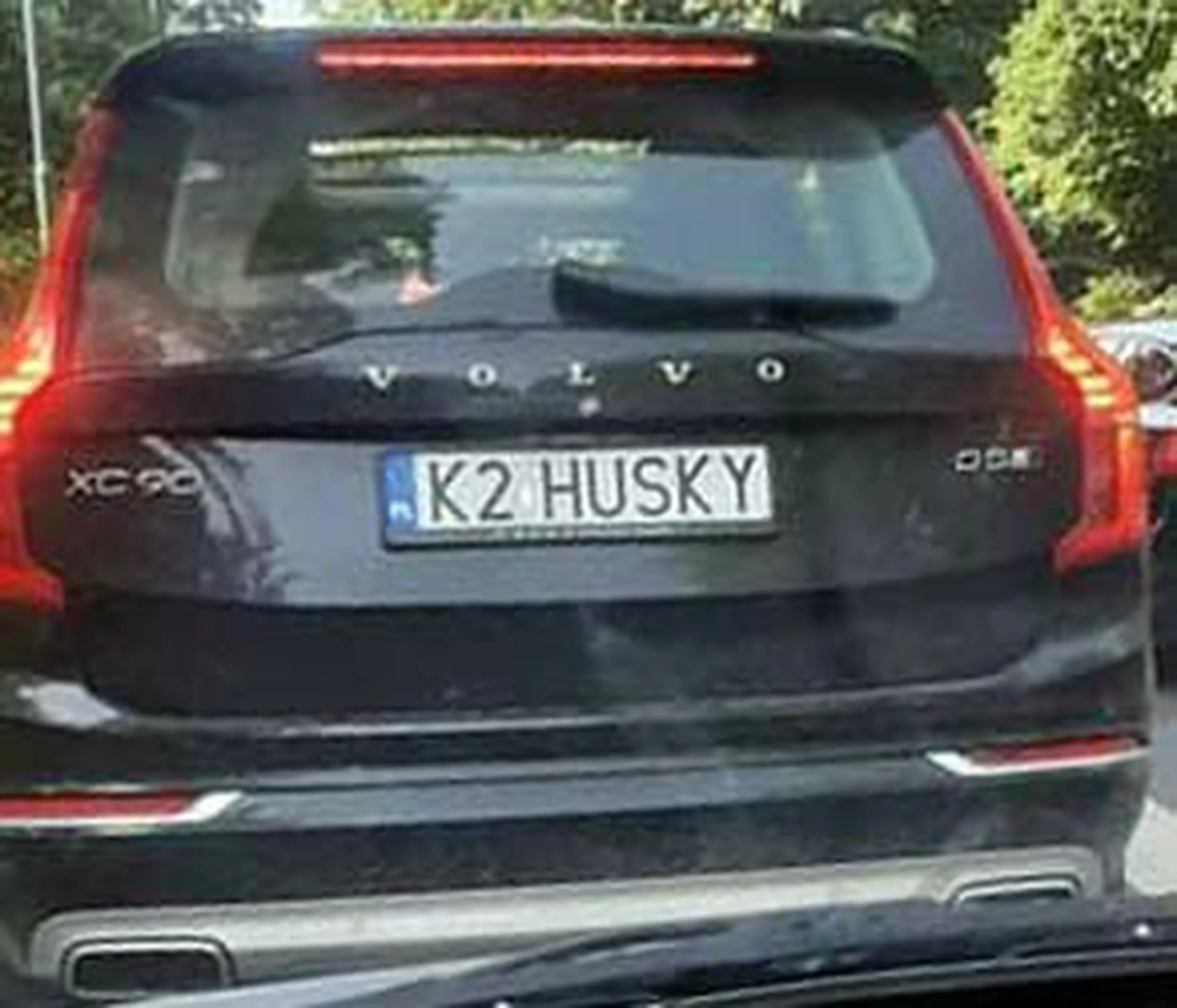 Fajny numer, blacha K2 HUSKY