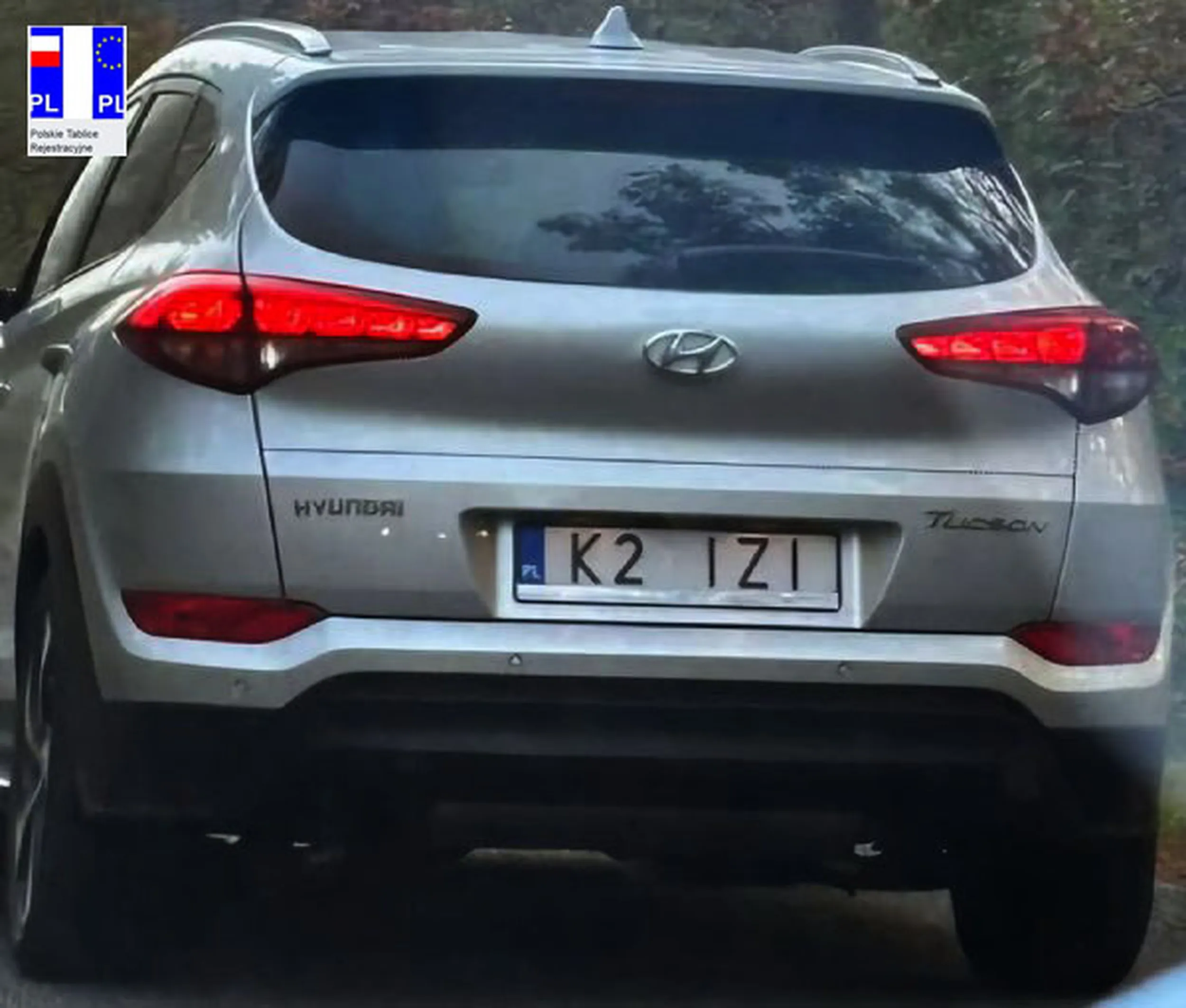 Fajny numer, blacha K2 IZI