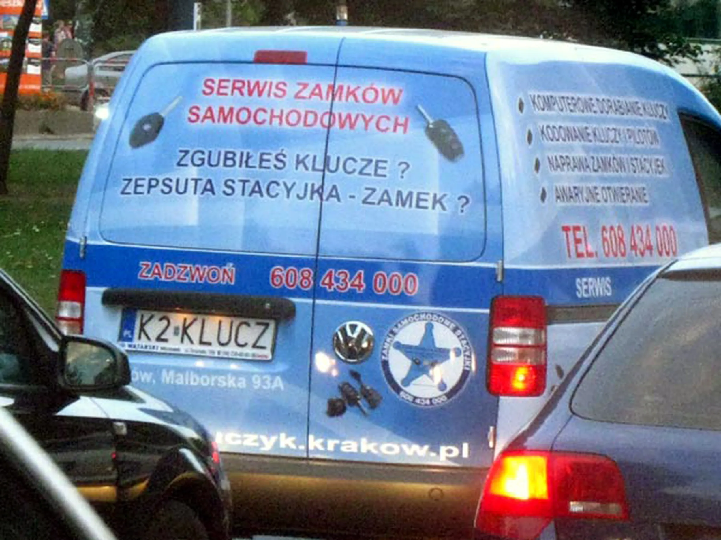 Fajny numer, blacha K2 KLUCZ