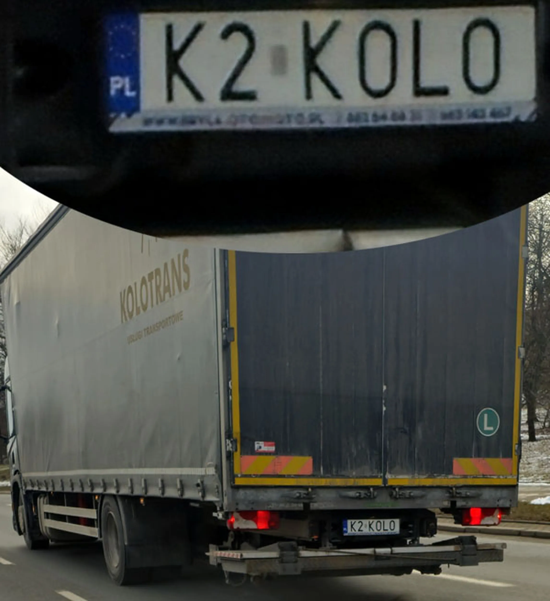 Fajny numer, blacha K2 KOLO