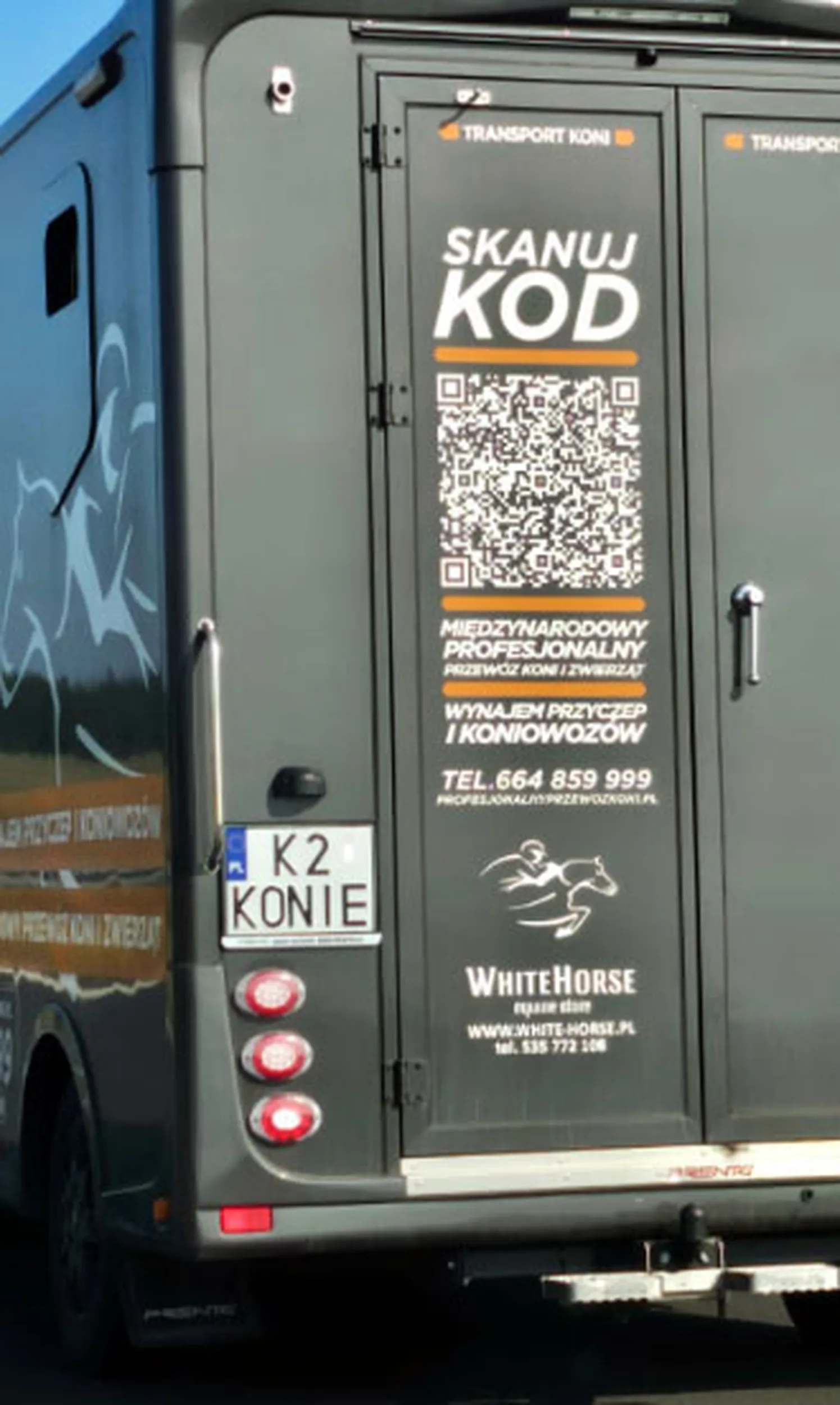 Fajny numer, blacha K2 KONIE