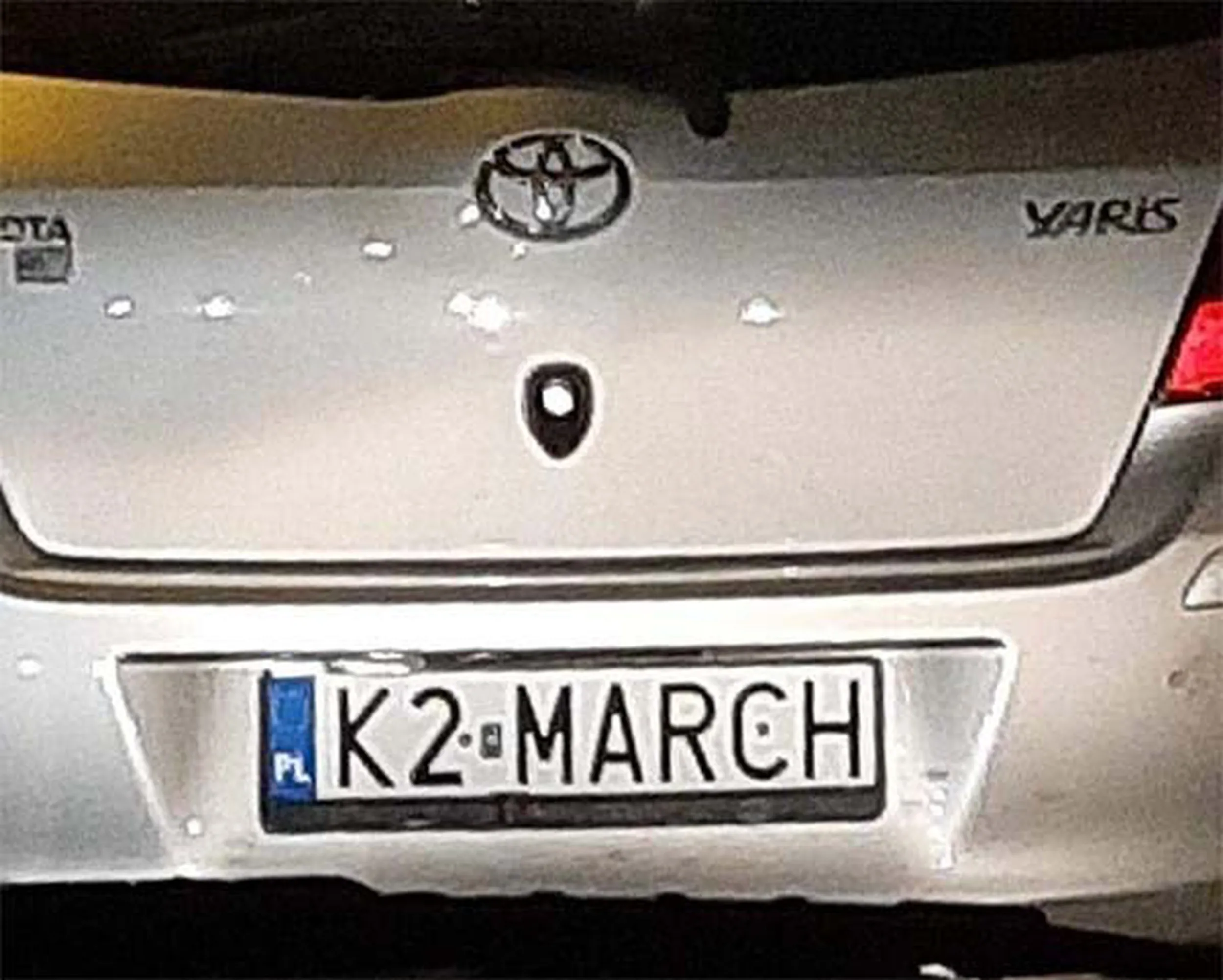 Fajny numer, blacha K2 MARCH