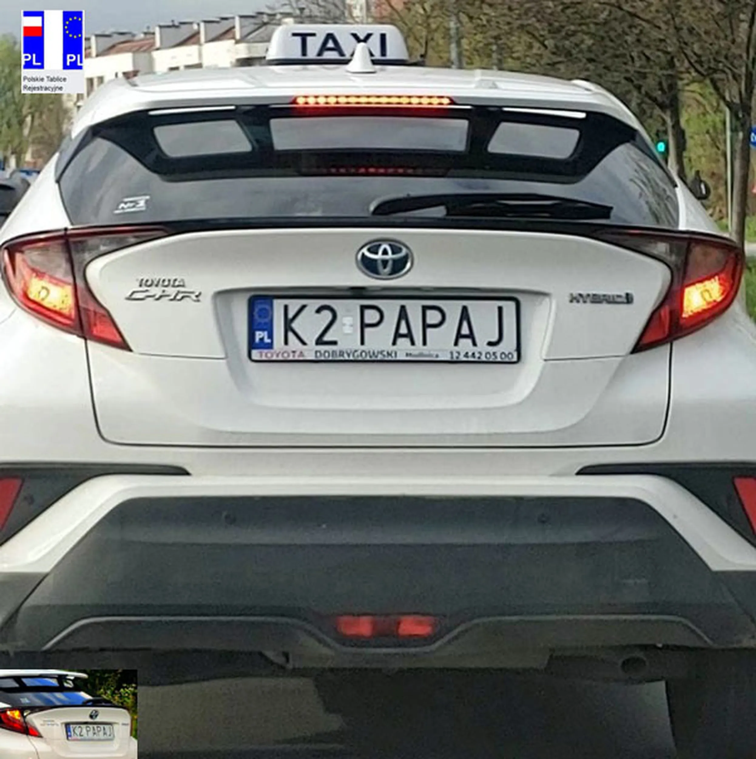 Fajny numer, blacha K2 PAPAJ