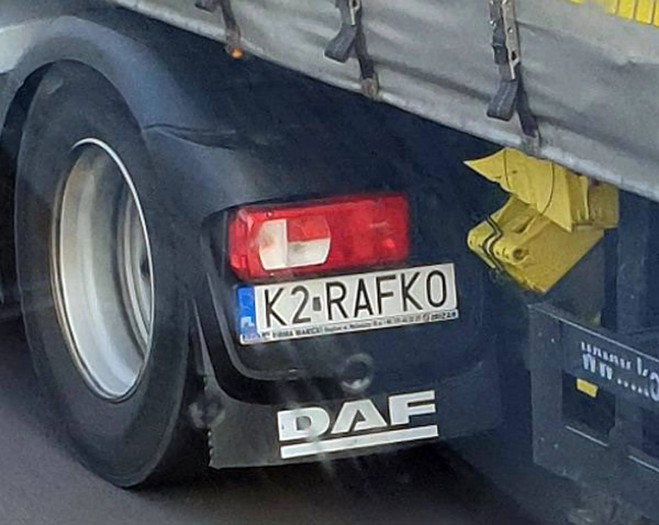 Fajny numer, blacha K2 RAFKO