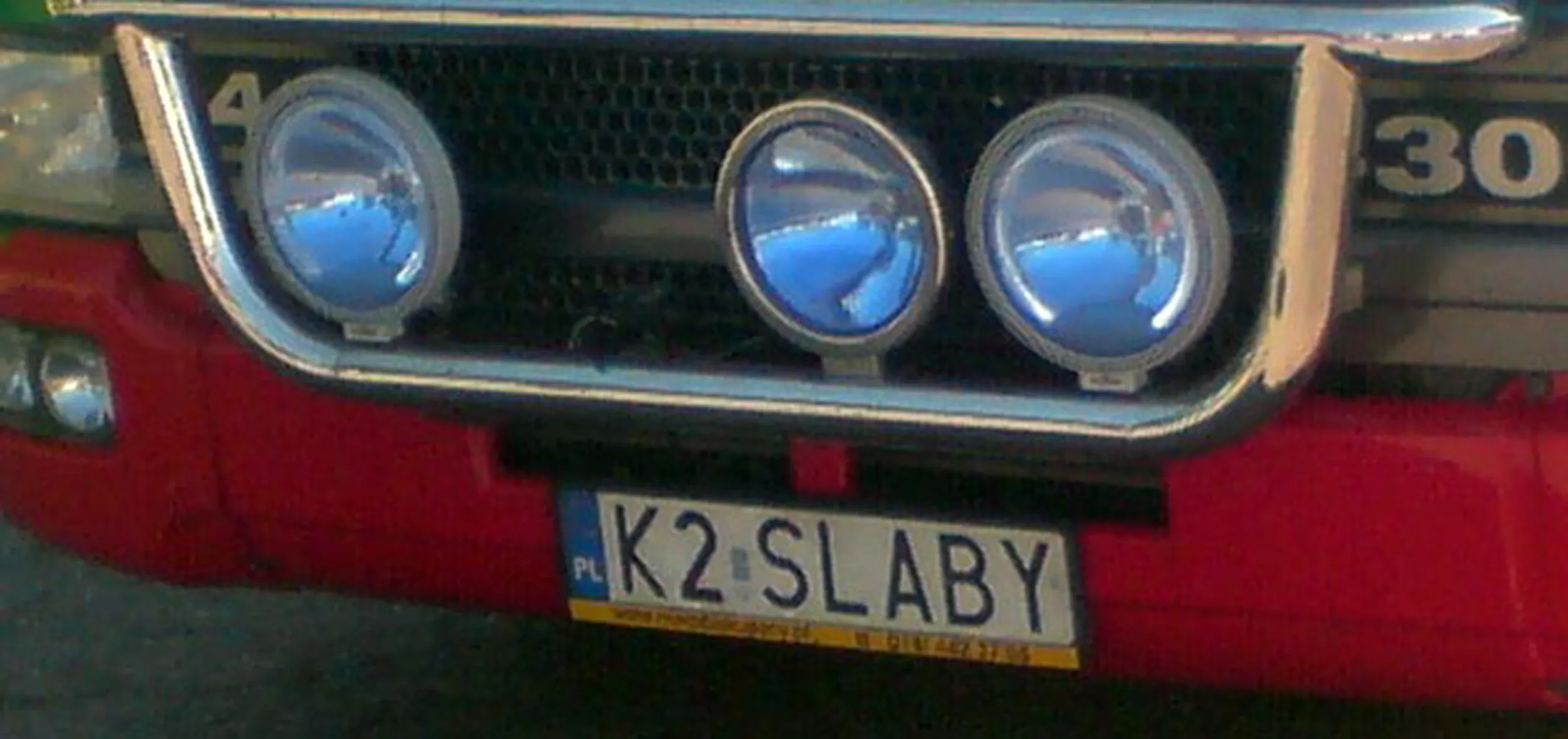 Fajny numer, blacha K2 SLABY