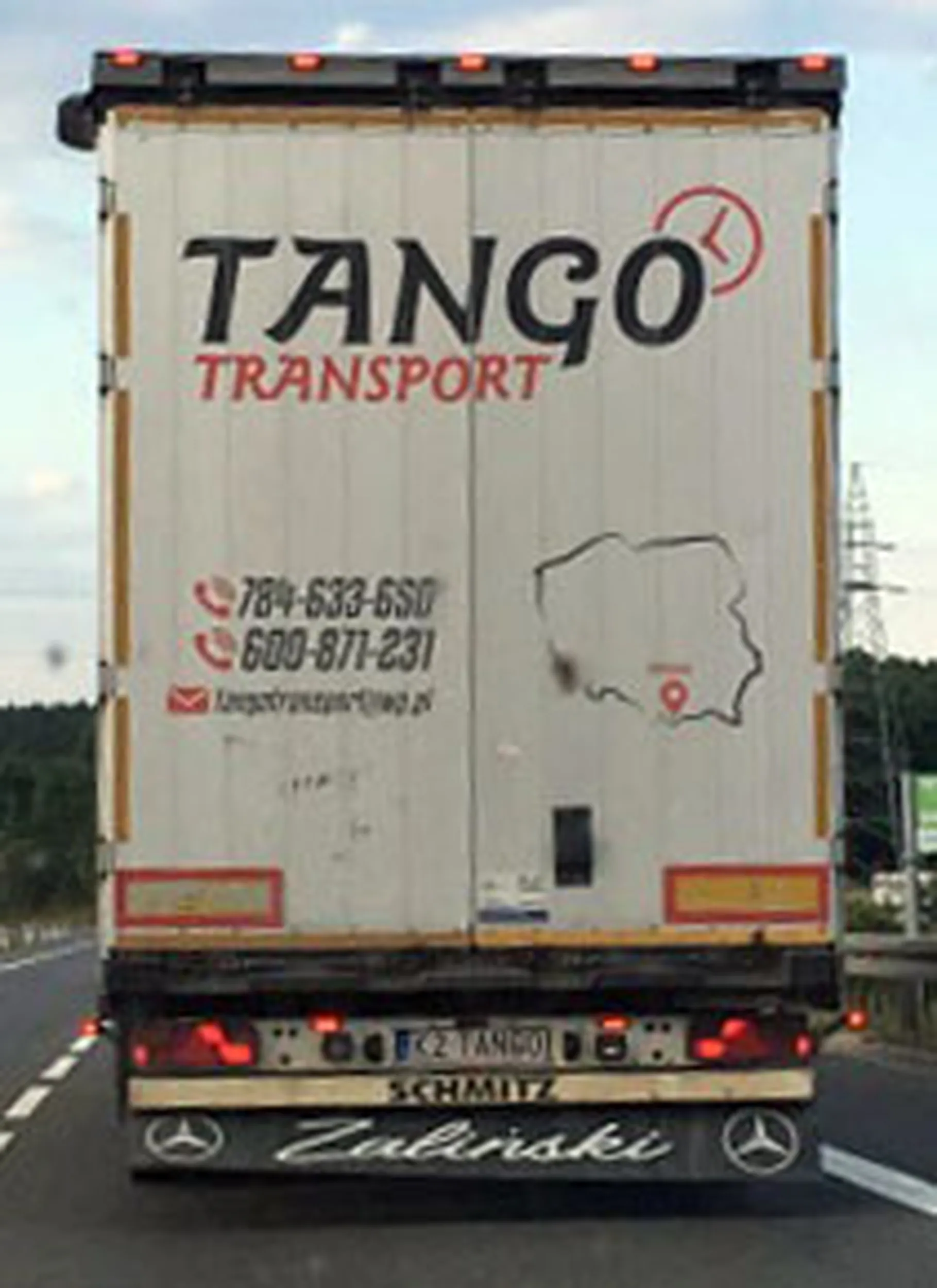 Fajny numer, blacha K2 TANGO