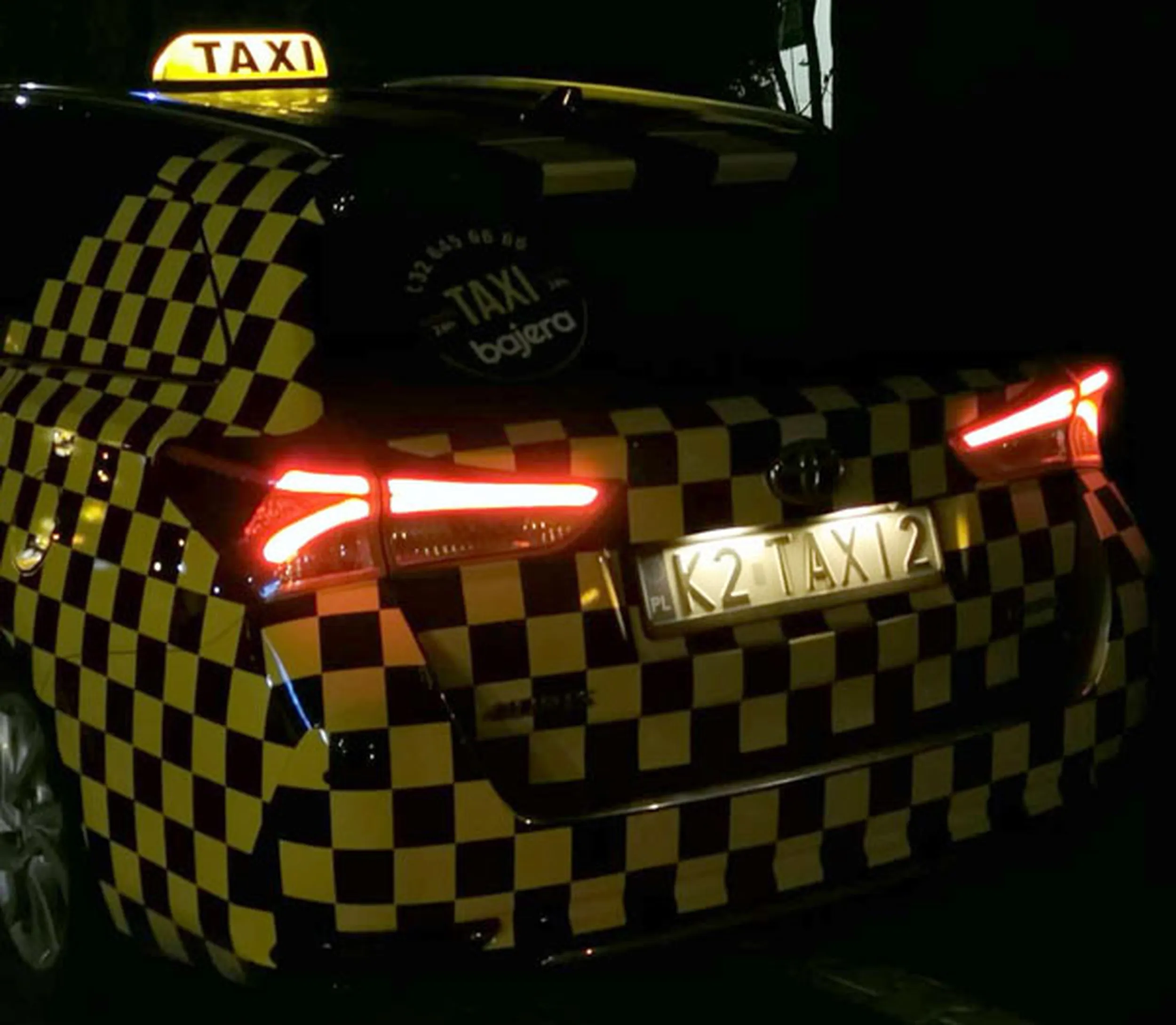 Fajny numer, blacha K2 TAXI2