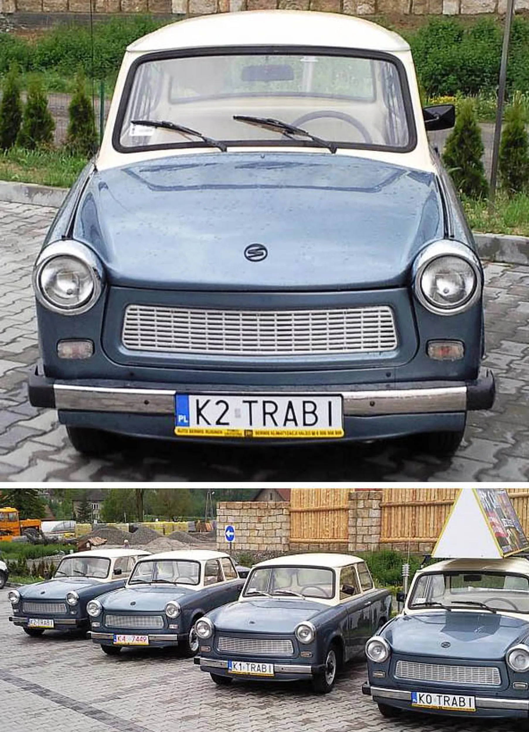 Fajny numer, blacha K2 TRABI