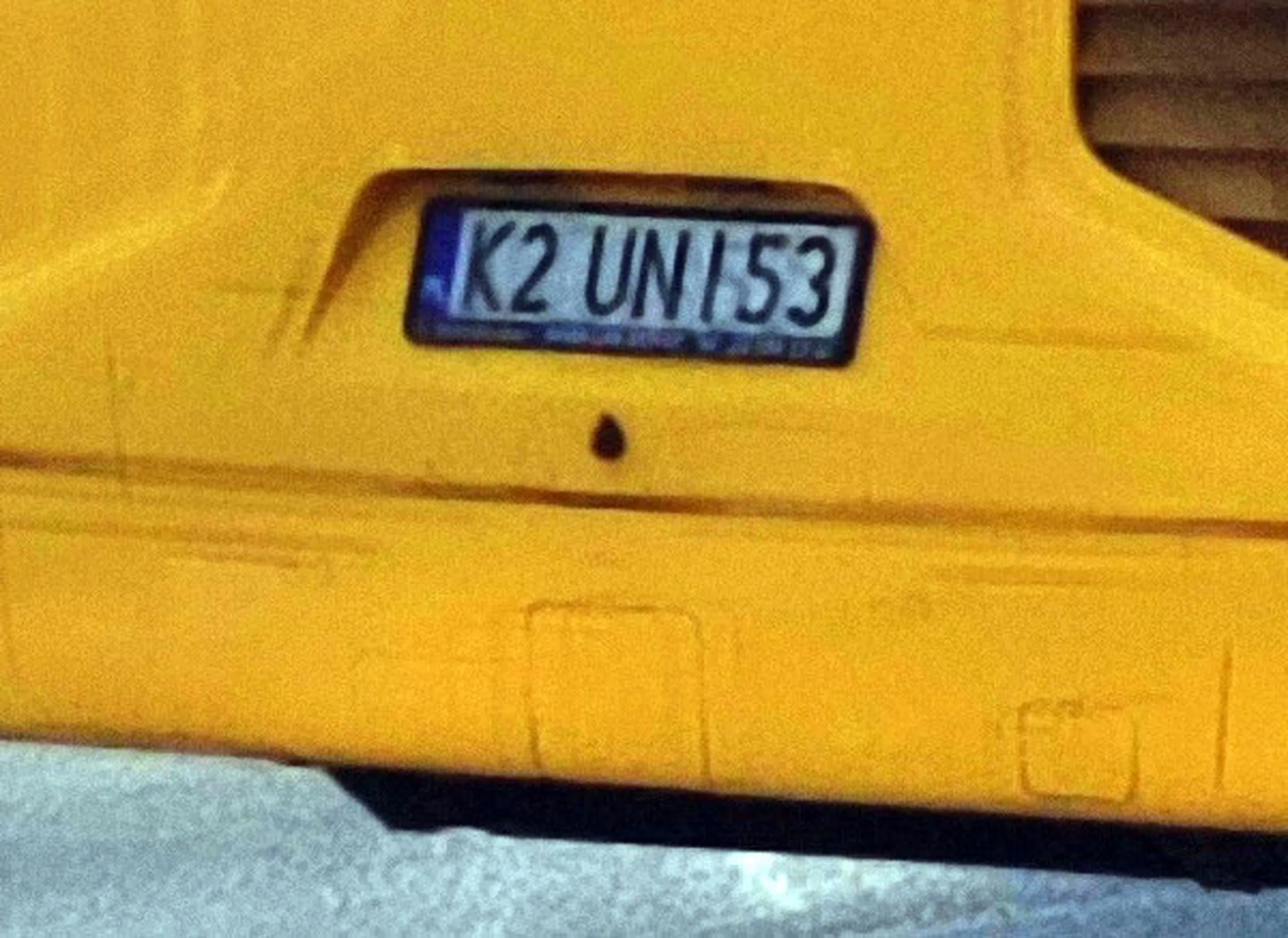 Fajny numer, blacha K2 UNI53