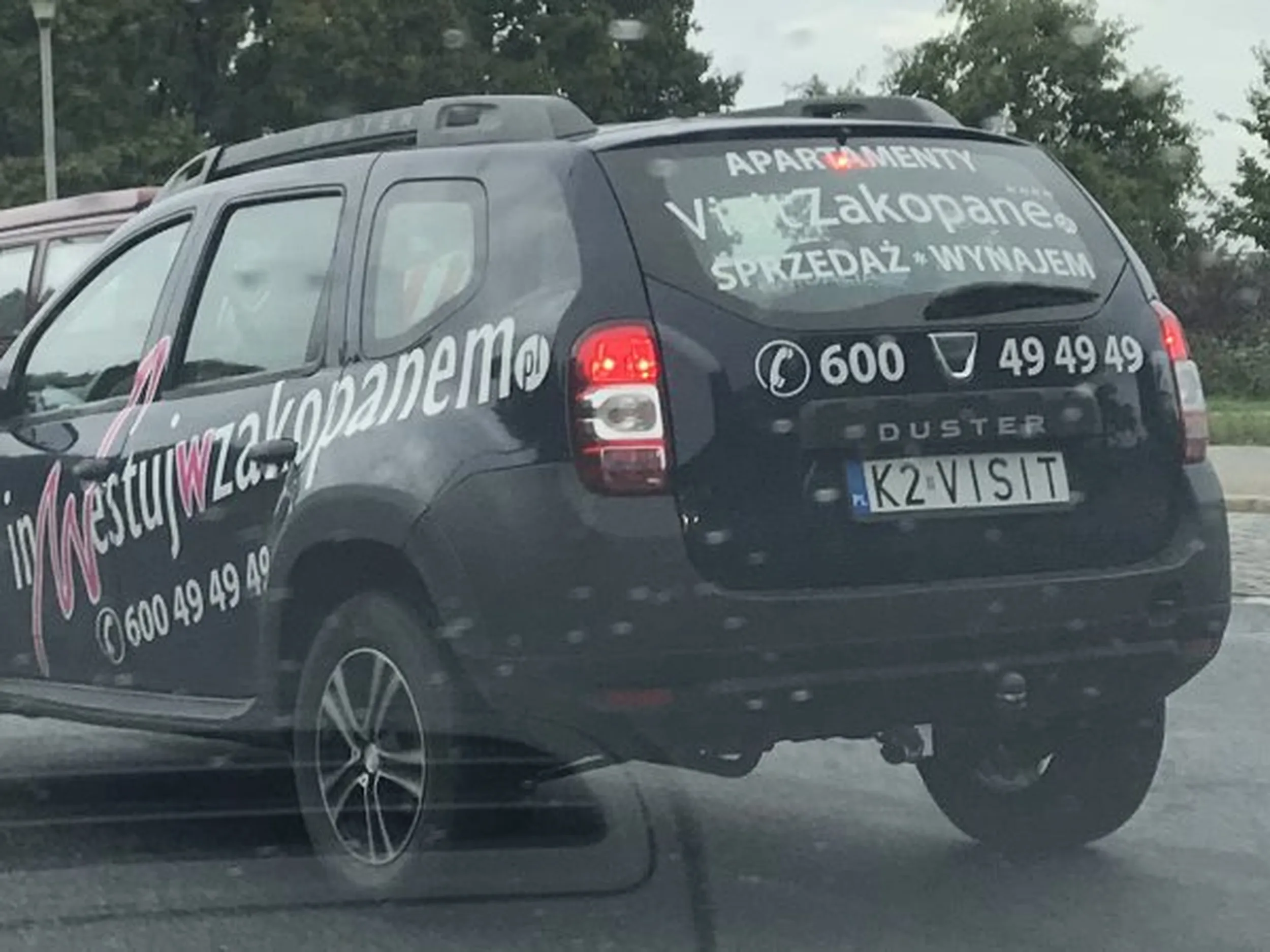 Fajny numer, blacha K2 VISIT