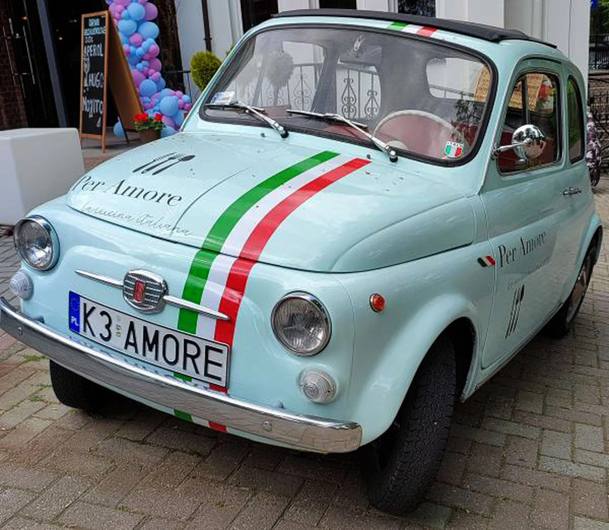 Fajny numer, blacha K3 AMORE