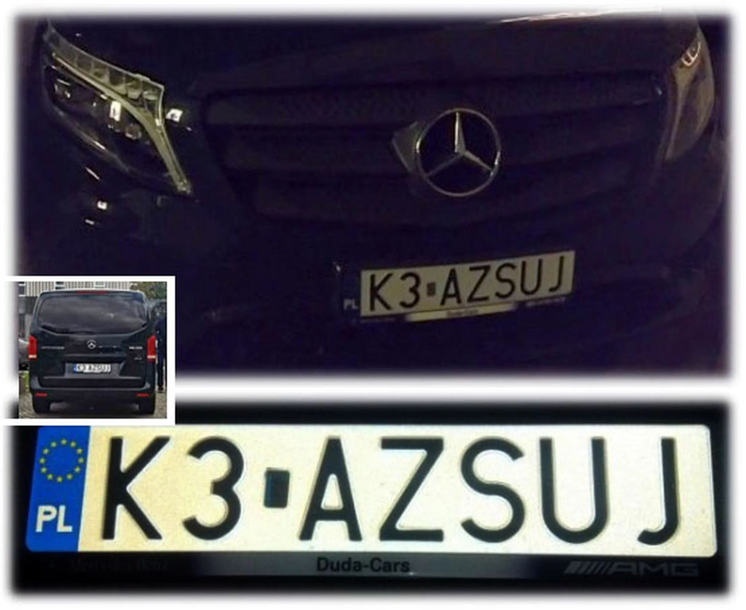 Fajny numer, blacha K3 AZSUJ