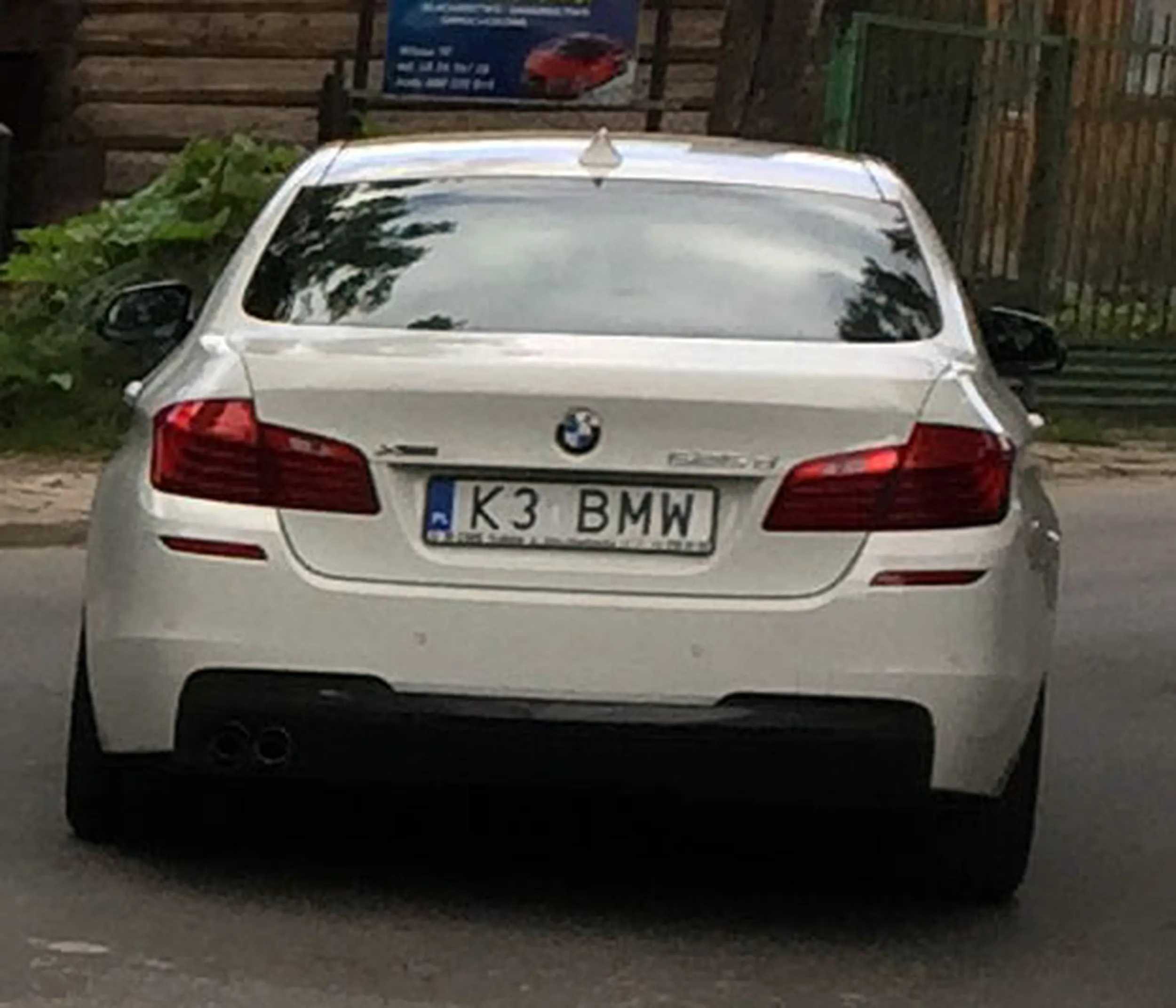 Fajny numer, blacha K3 BMW