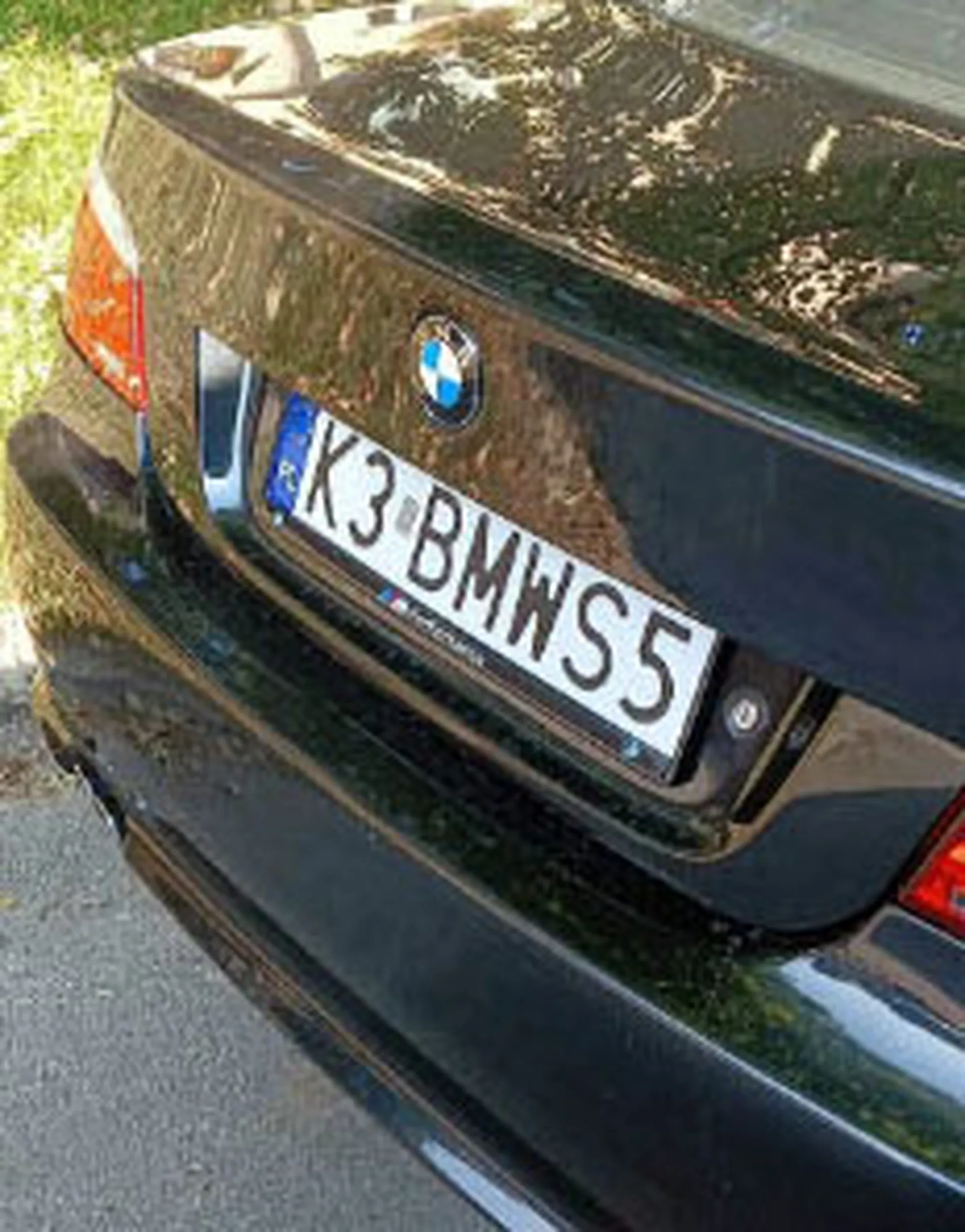 Fajny numer, blacha K3 BMWS5