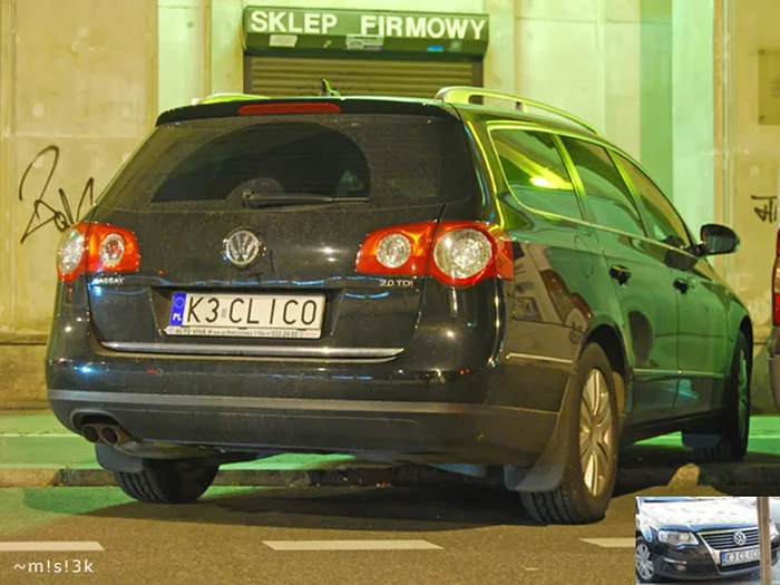 Fajny numer, blacha K3 CLICO