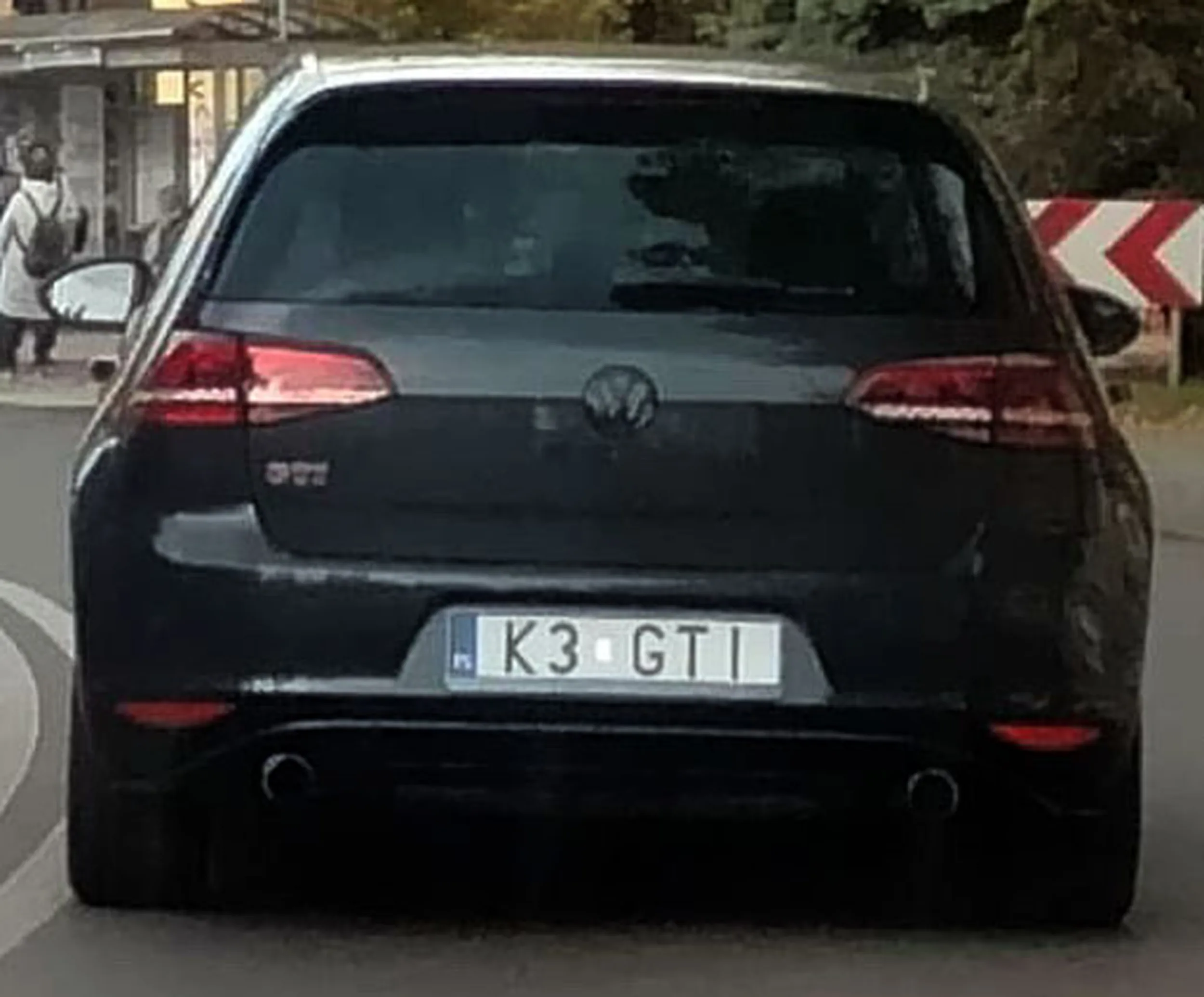 Fajny numer, blacha K3 GTI