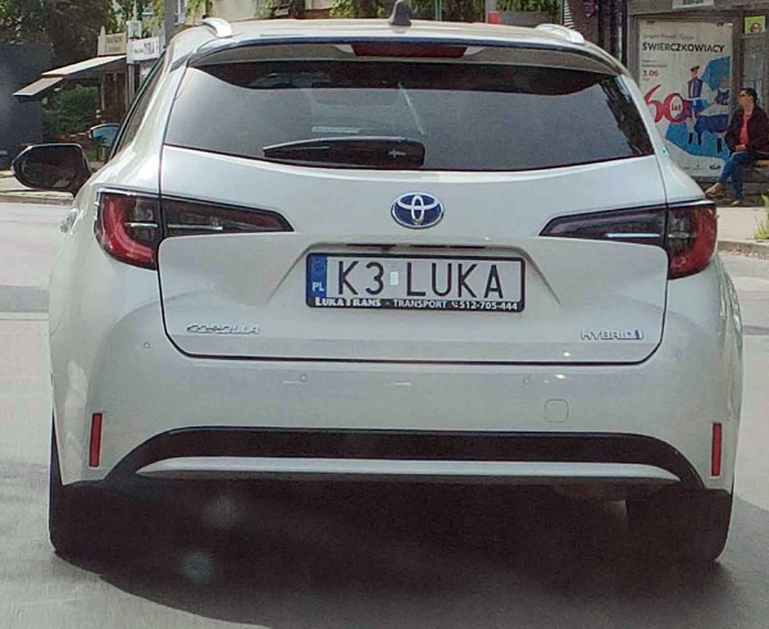 Fajny numer, blacha K3 LUKA