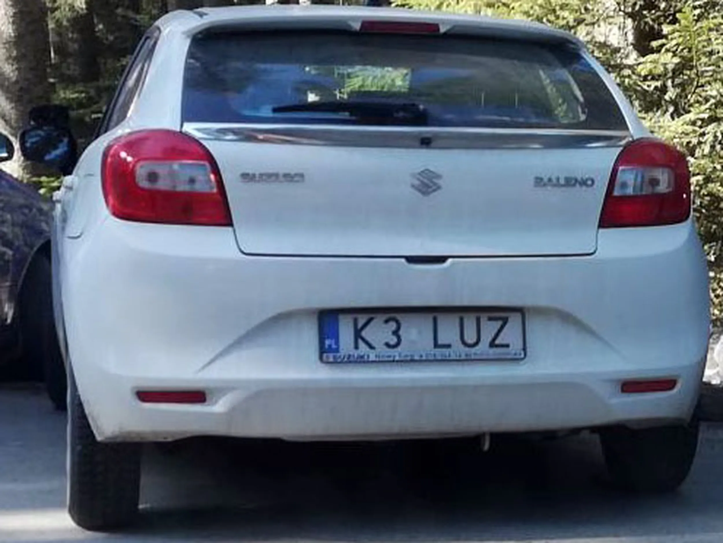 Fajny numer, blacha K3 LUZ