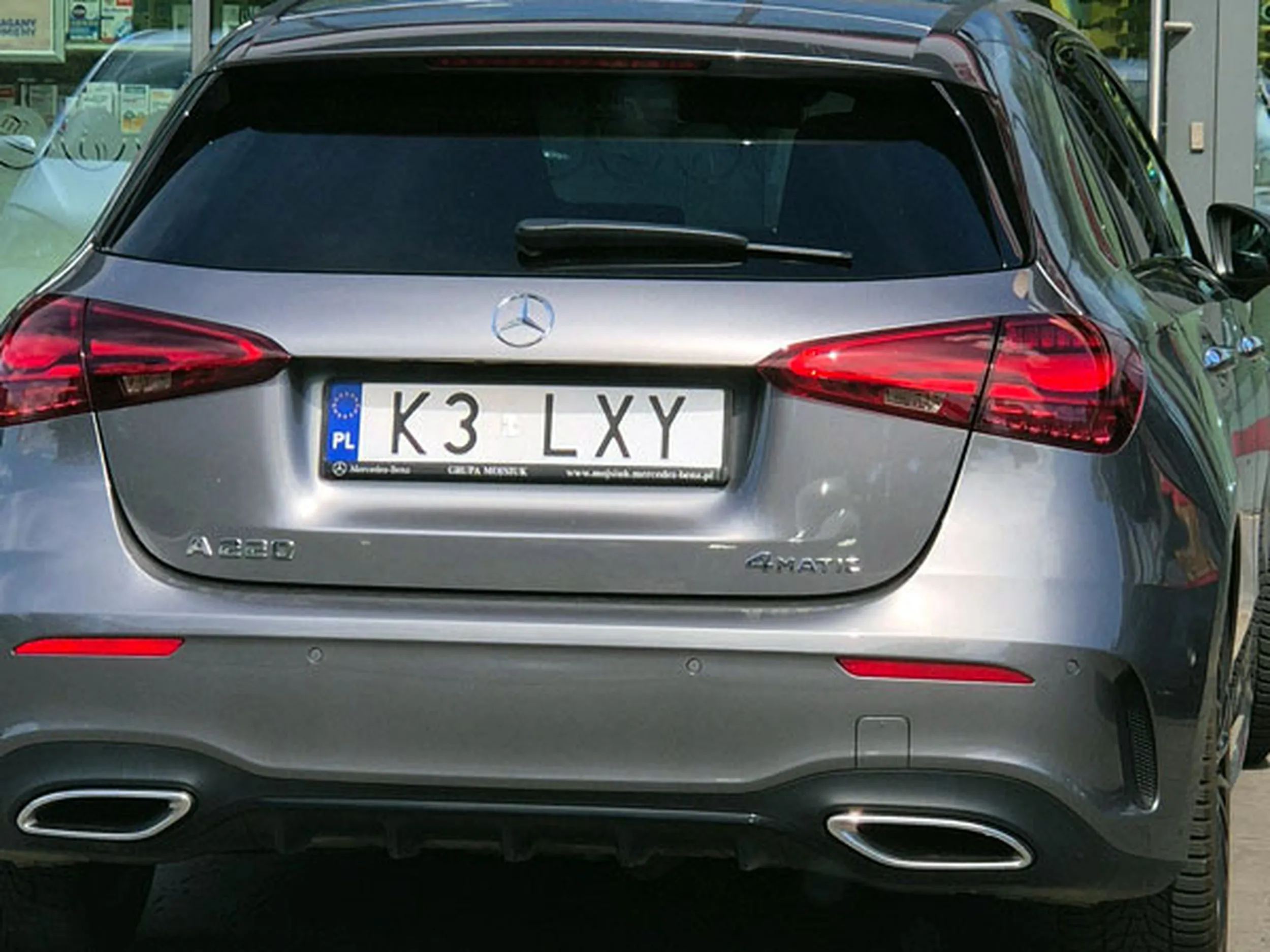 Fajny numer, blacha K3 LXY