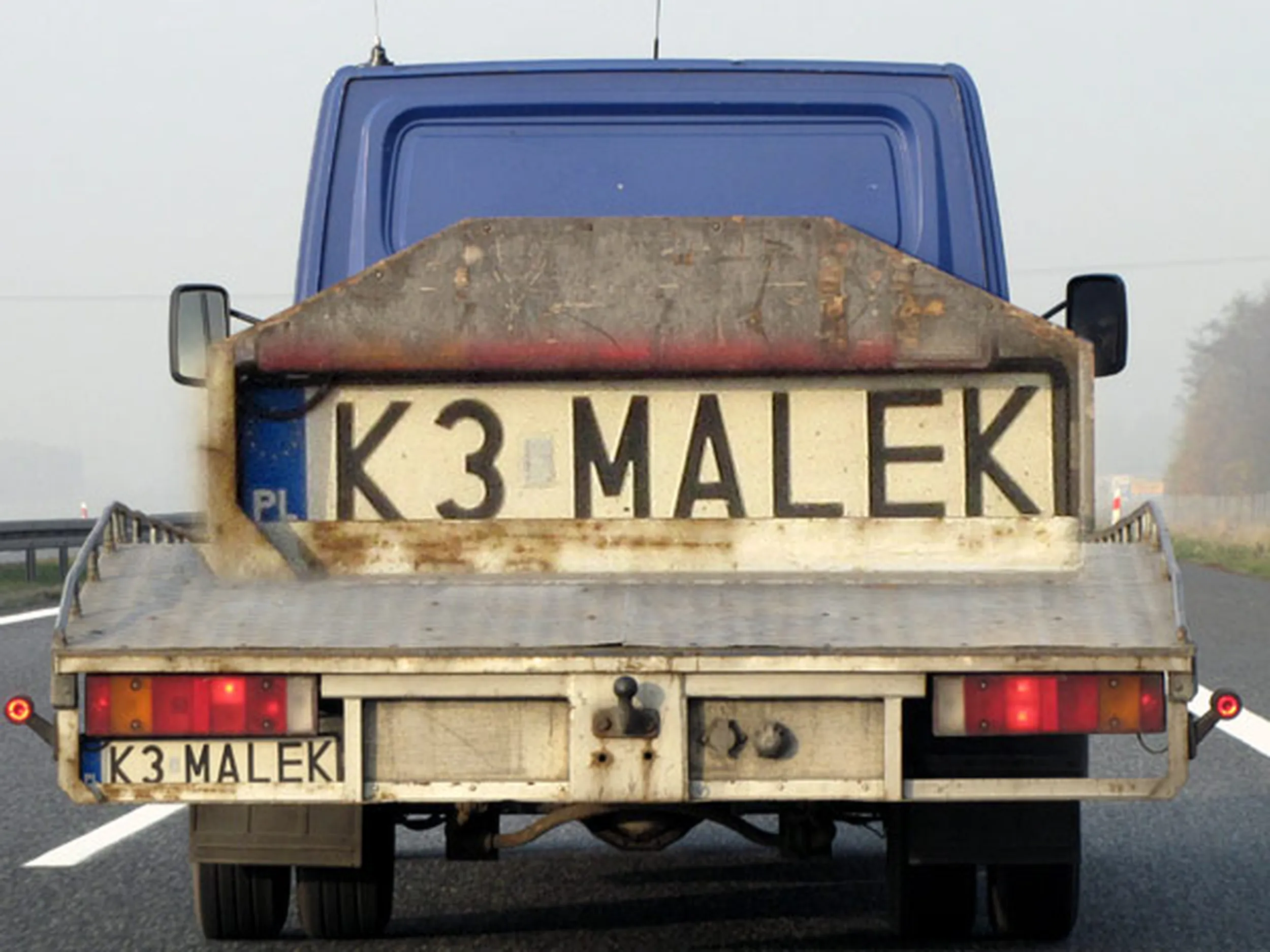 Fajny numer, blacha K3 MALEK