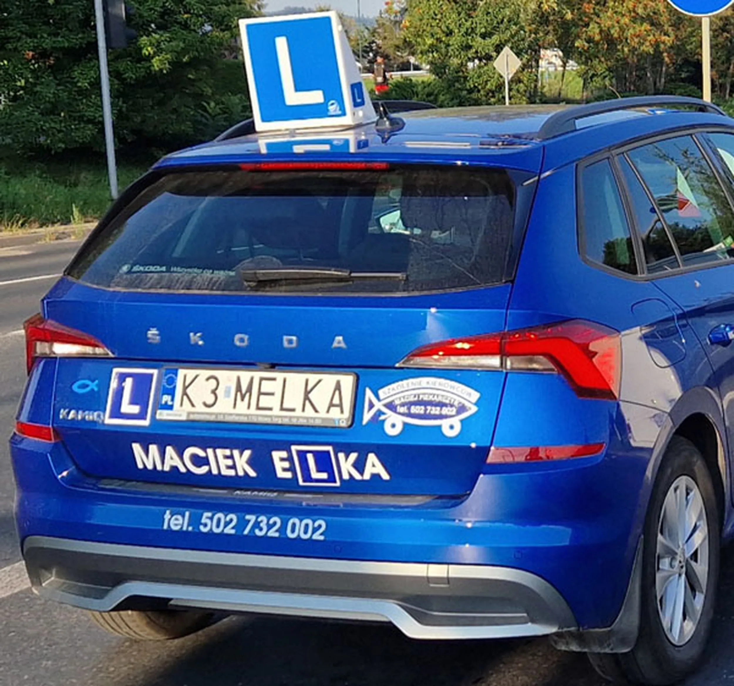 Fajny numer, blacha K3 MELKA