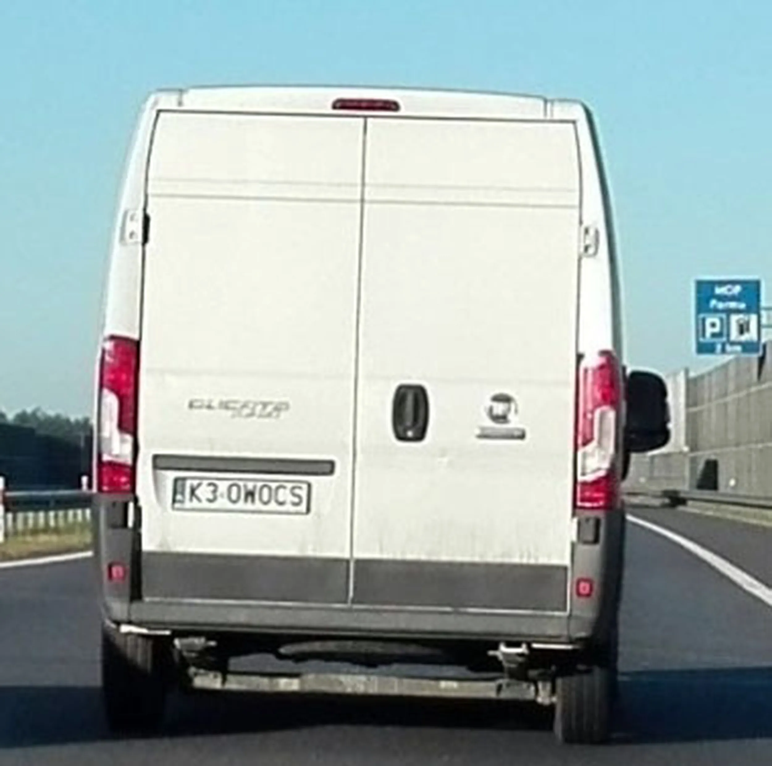 Fajny numer, blacha K3 OWOCS