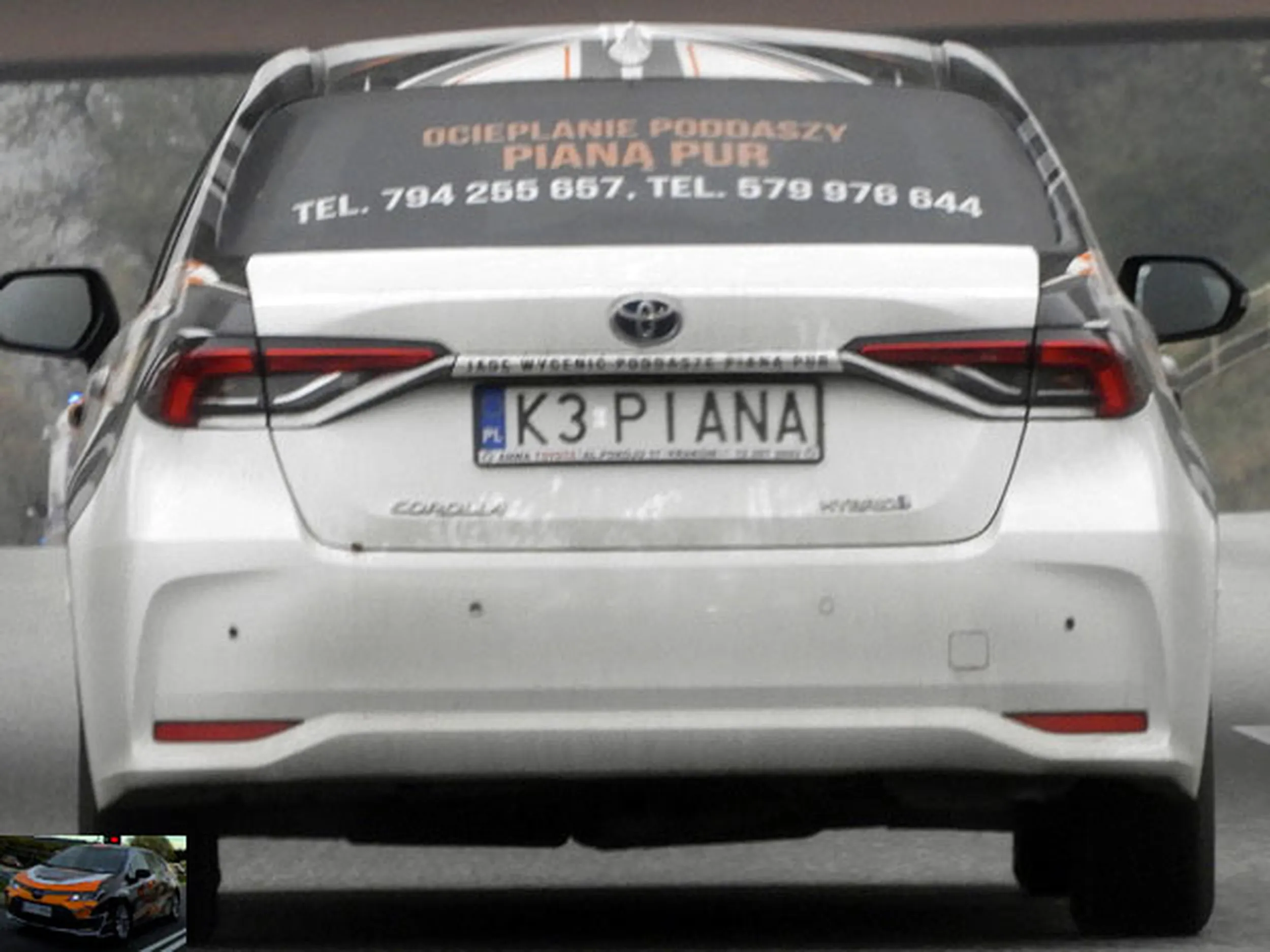 Fajny numer, blacha K3 PIANA